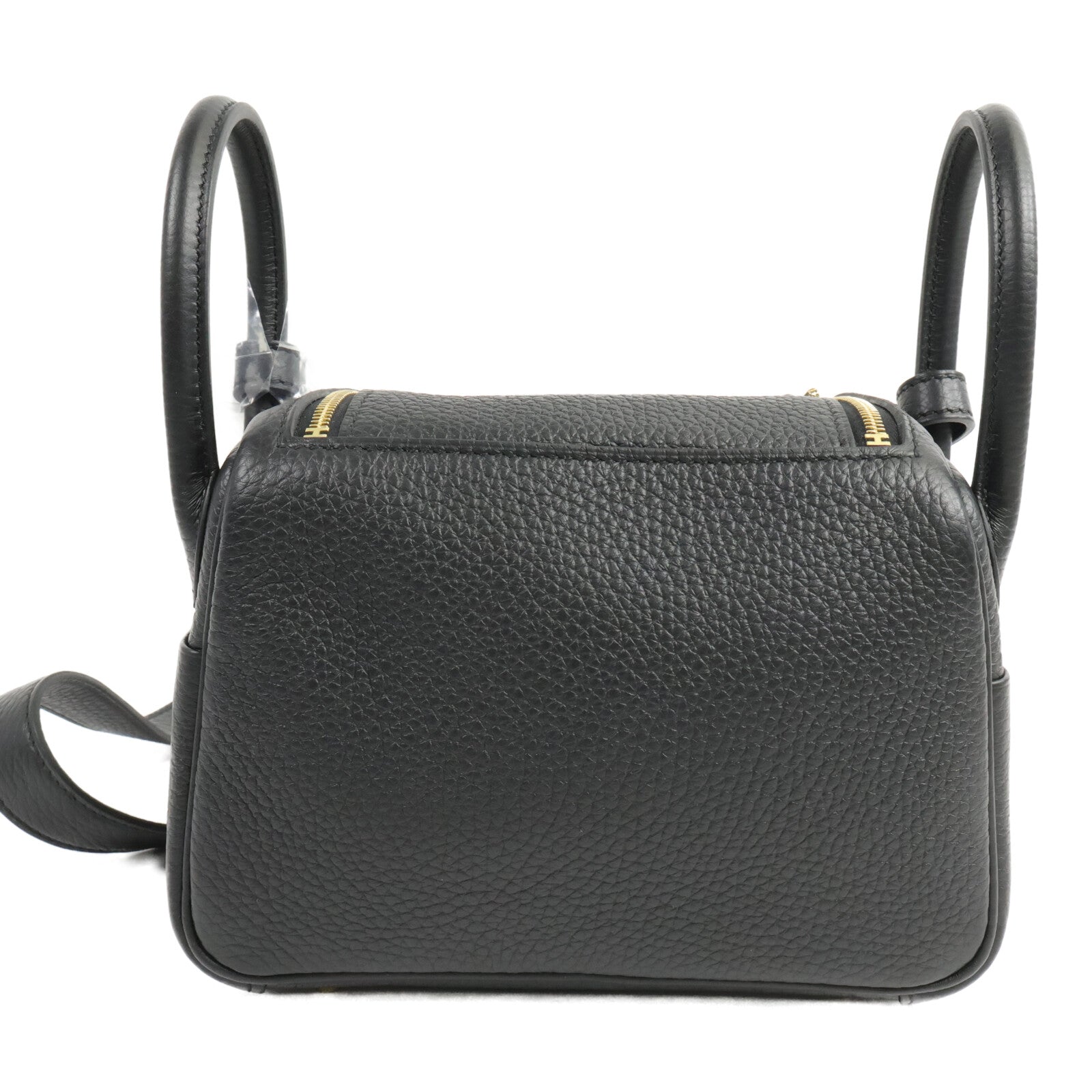 HERMES Clemence皮革Mini Lindy手挽肩背兩用袋