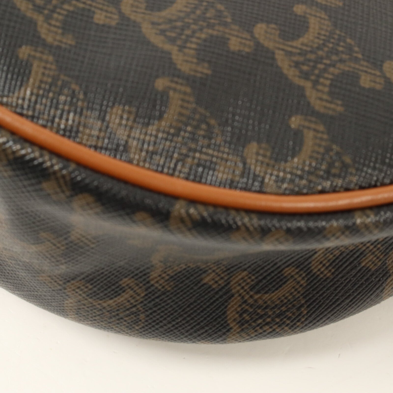 CELINE 塗層帆布Ava Triomphe Medium手挽袋