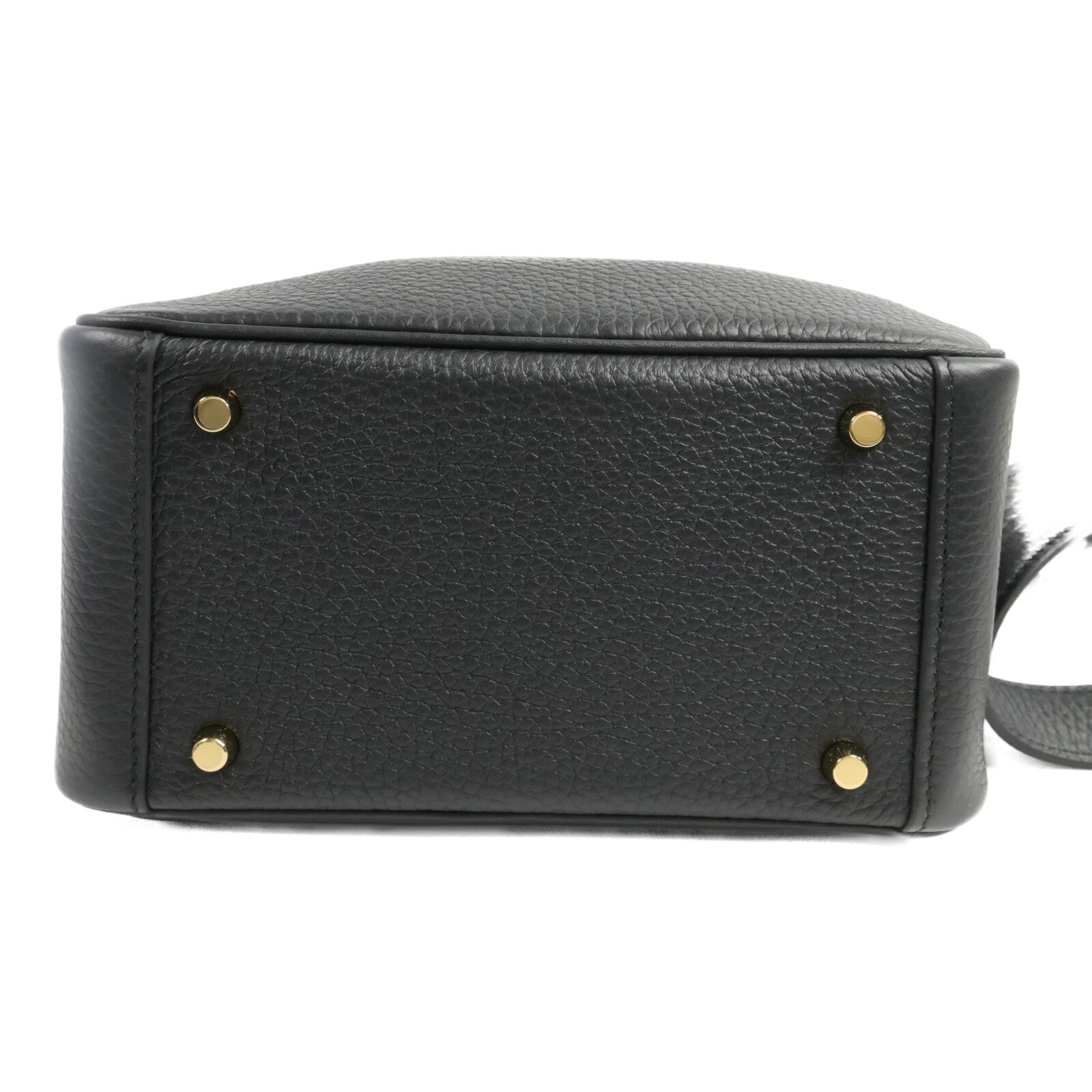 HERMES Clemence皮革Mini Lindy手挽肩背兩用袋