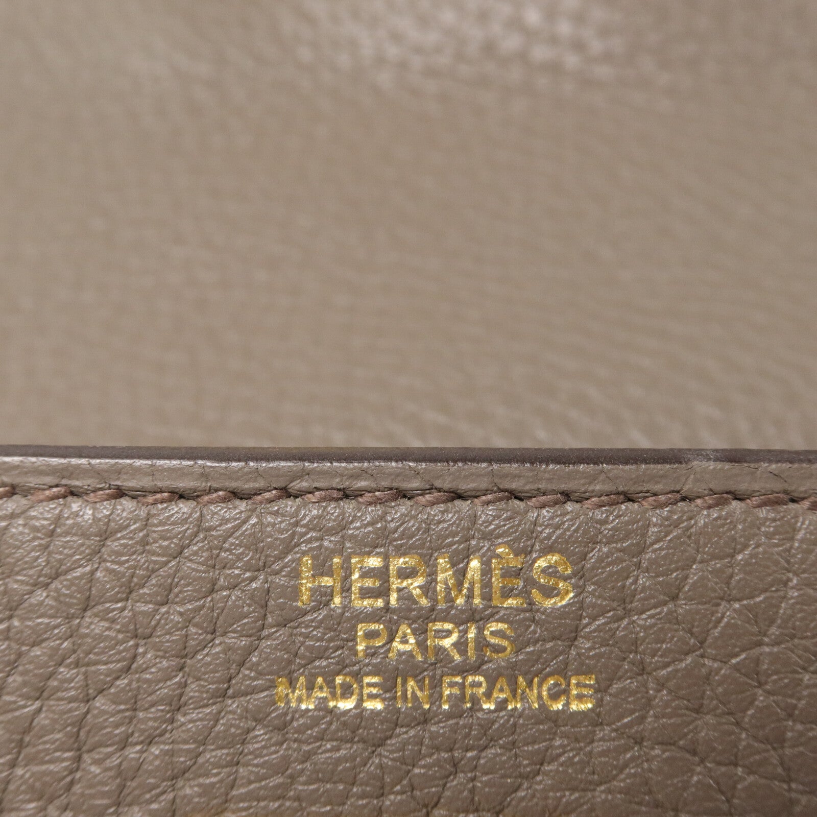 HERMES Togo皮革Kelly 32手挽肩背兩用袋Etain