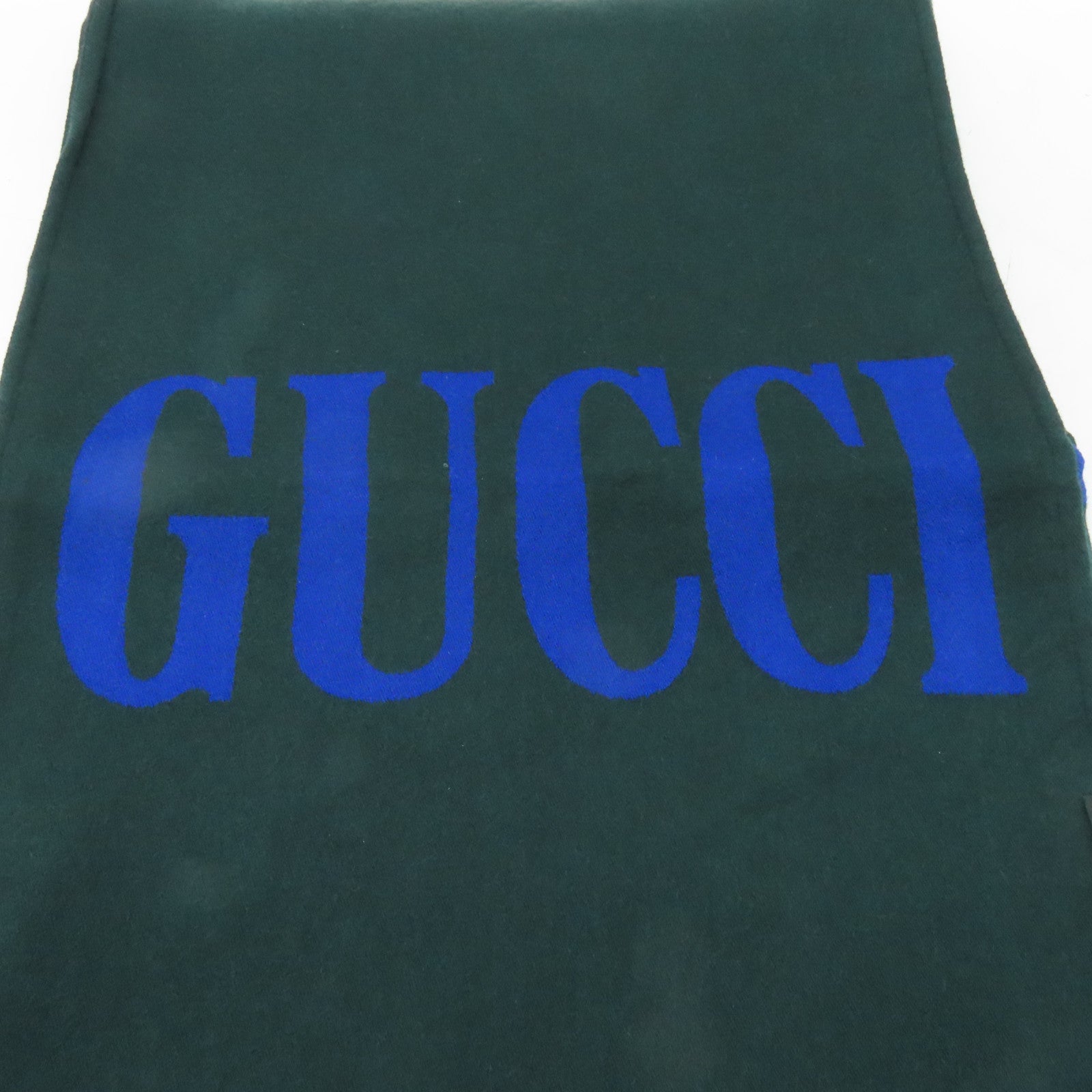 GUCCI 【激減優惠】羊毛/絲質Scarf 35x180cm頸巾綠色/藍色紅色