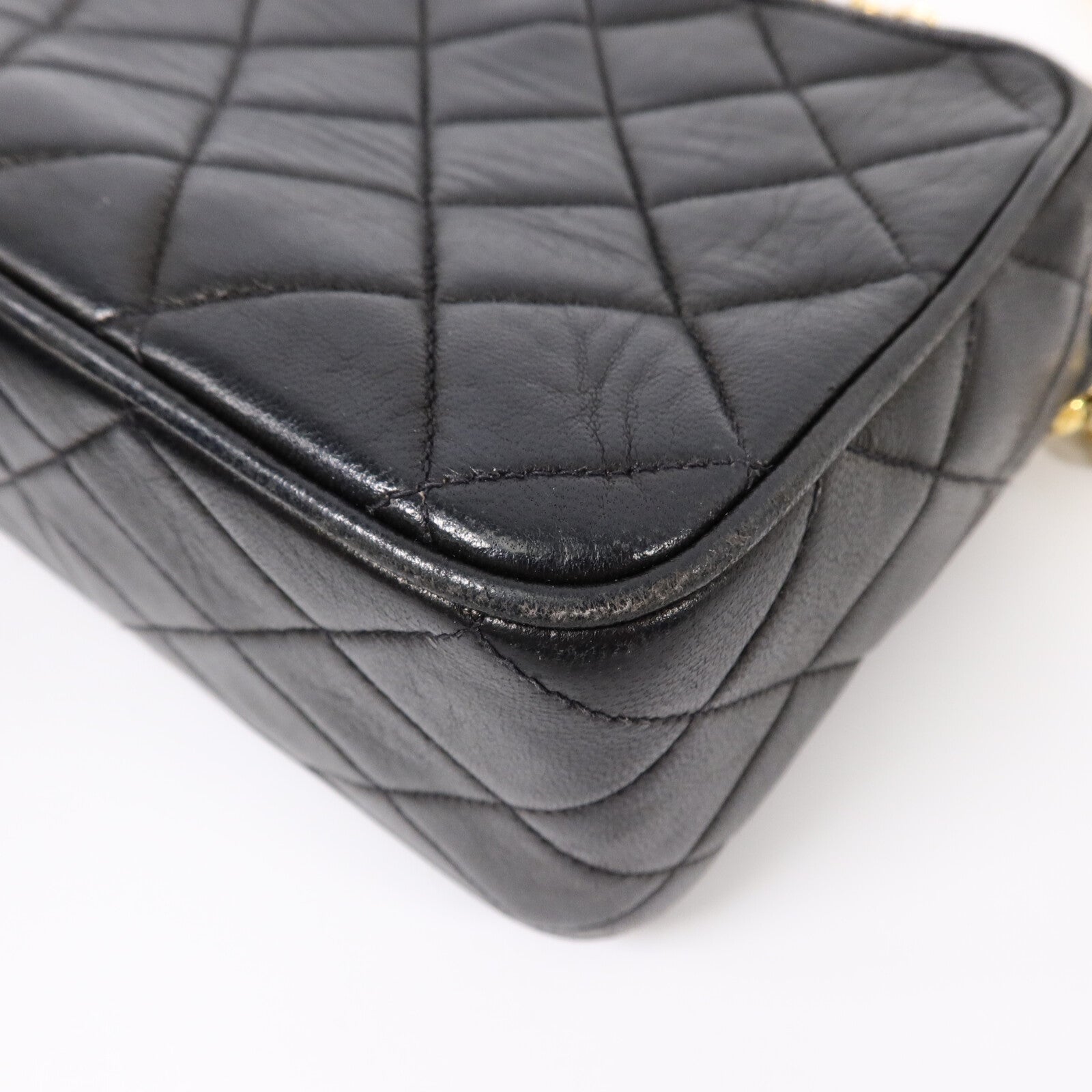 CHANEL 羊皮皮革Chain Shoulder鏈帶肩背袋