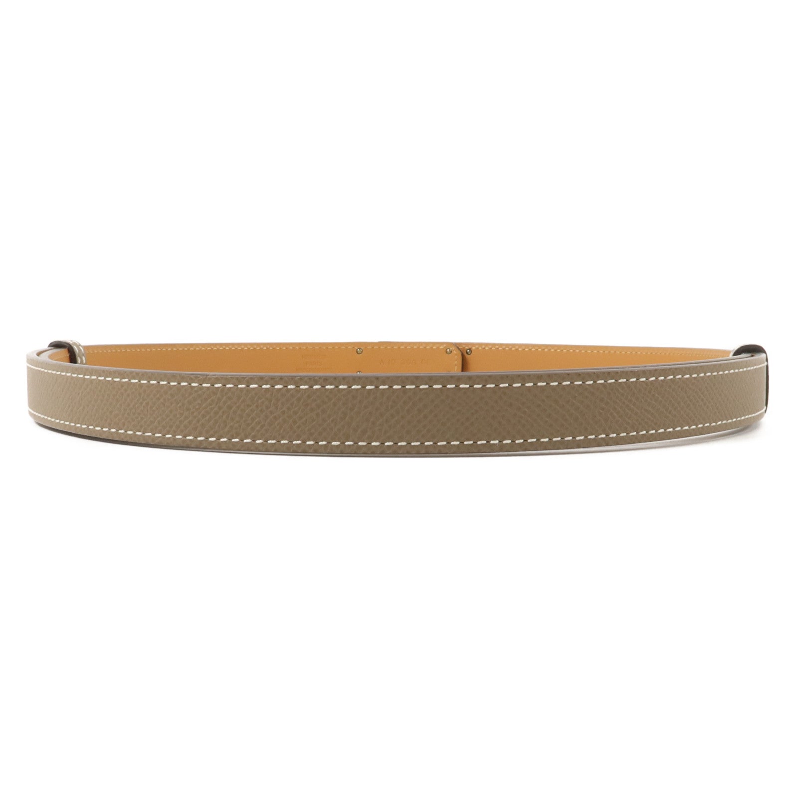 HERMES Epsom皮革Kelly Belt皮帶Etoupe