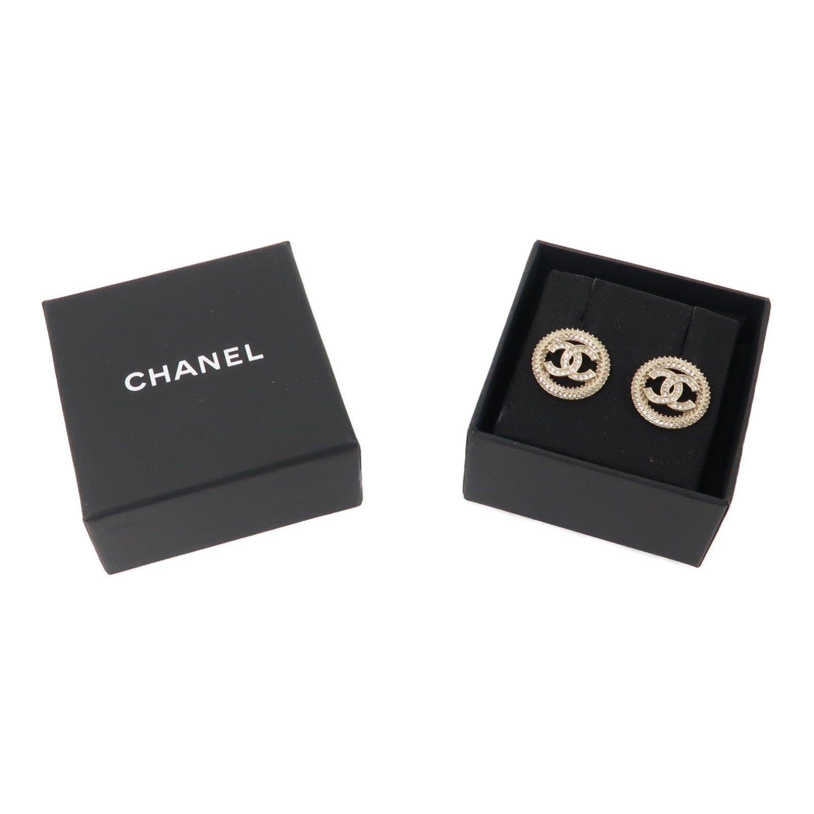 CHANEL 金屬Earring耳環金色