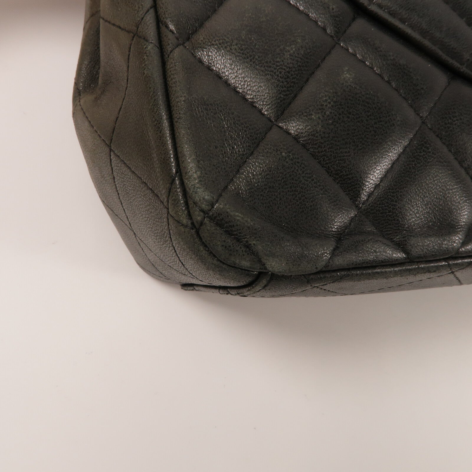 CHANEL 牛皮皮革Classic Single Flap Maxi鏈帶肩背袋
