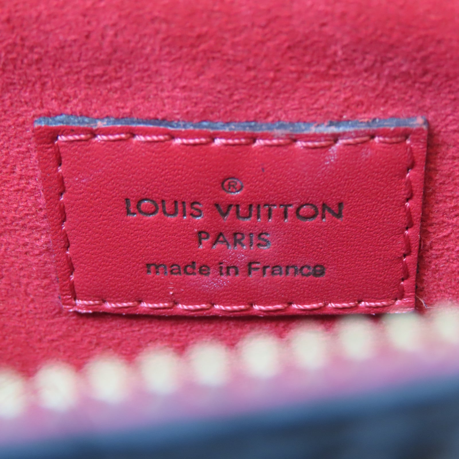 LOUIS VUITTON Monogram Soufflot BB金扣手挽肩背兩用袋啡色/紅色