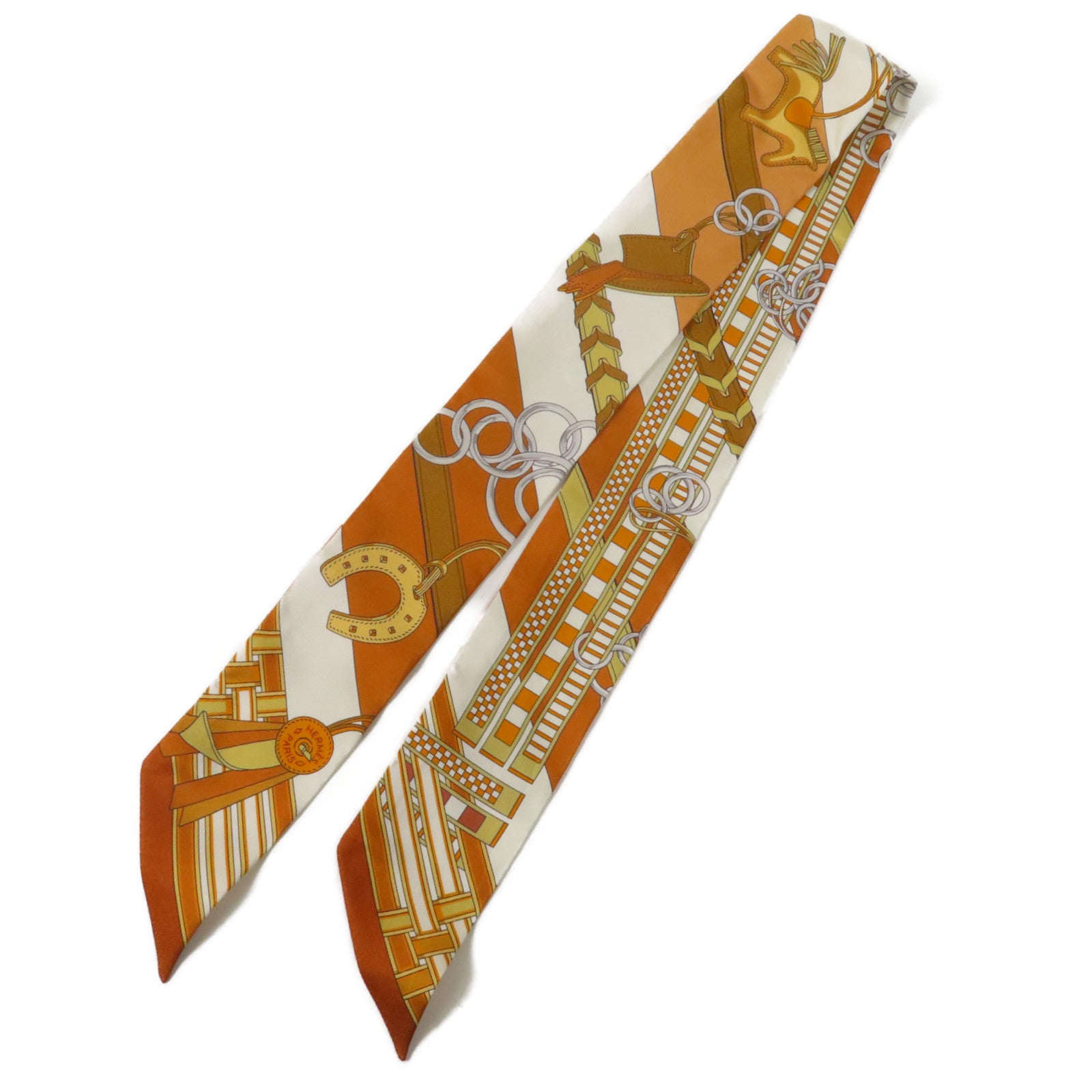 HERMES 絲質Twilly絲巾