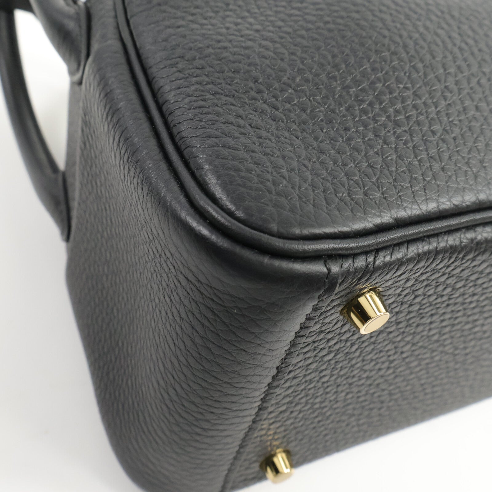 HERMES Clemence皮革Mini Lindy手挽肩背兩用袋