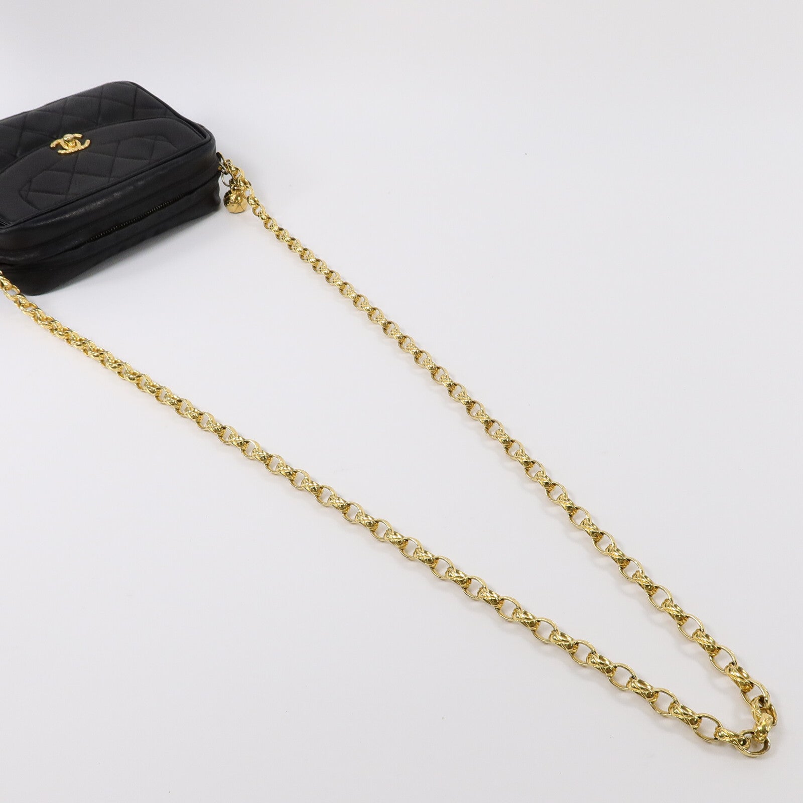 CHANEL 羊皮皮革Chain Shoulder鏈帶肩背袋