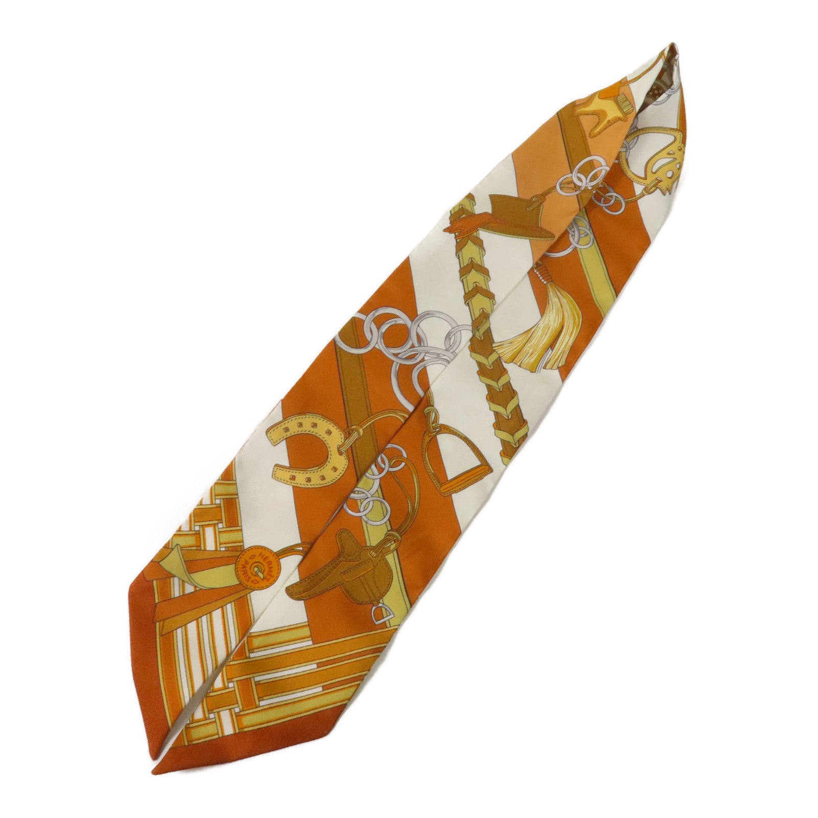 HERMES 絲質Twilly絲巾