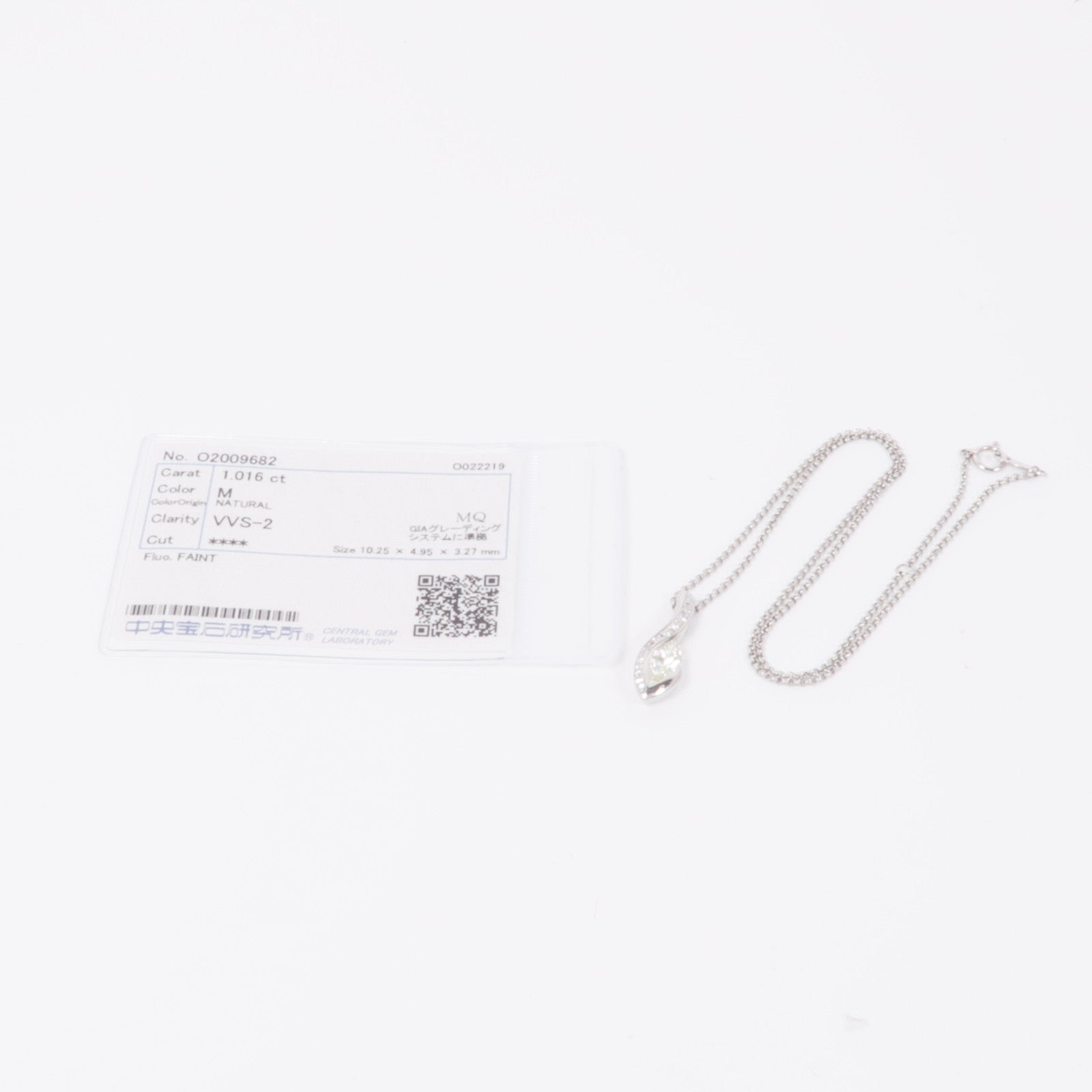 JEWELRY Diamond Necklace PT850/PT900 Platinum