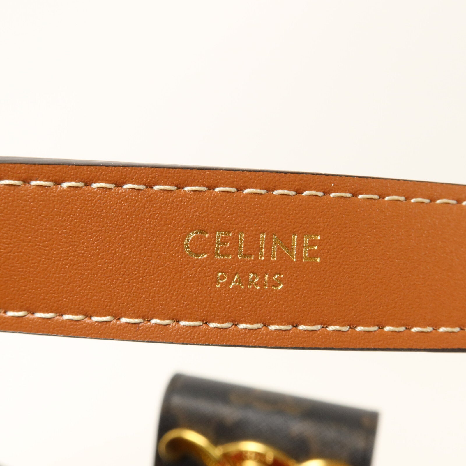 CELINE 塗層帆布Ava Triomphe Medium手挽袋