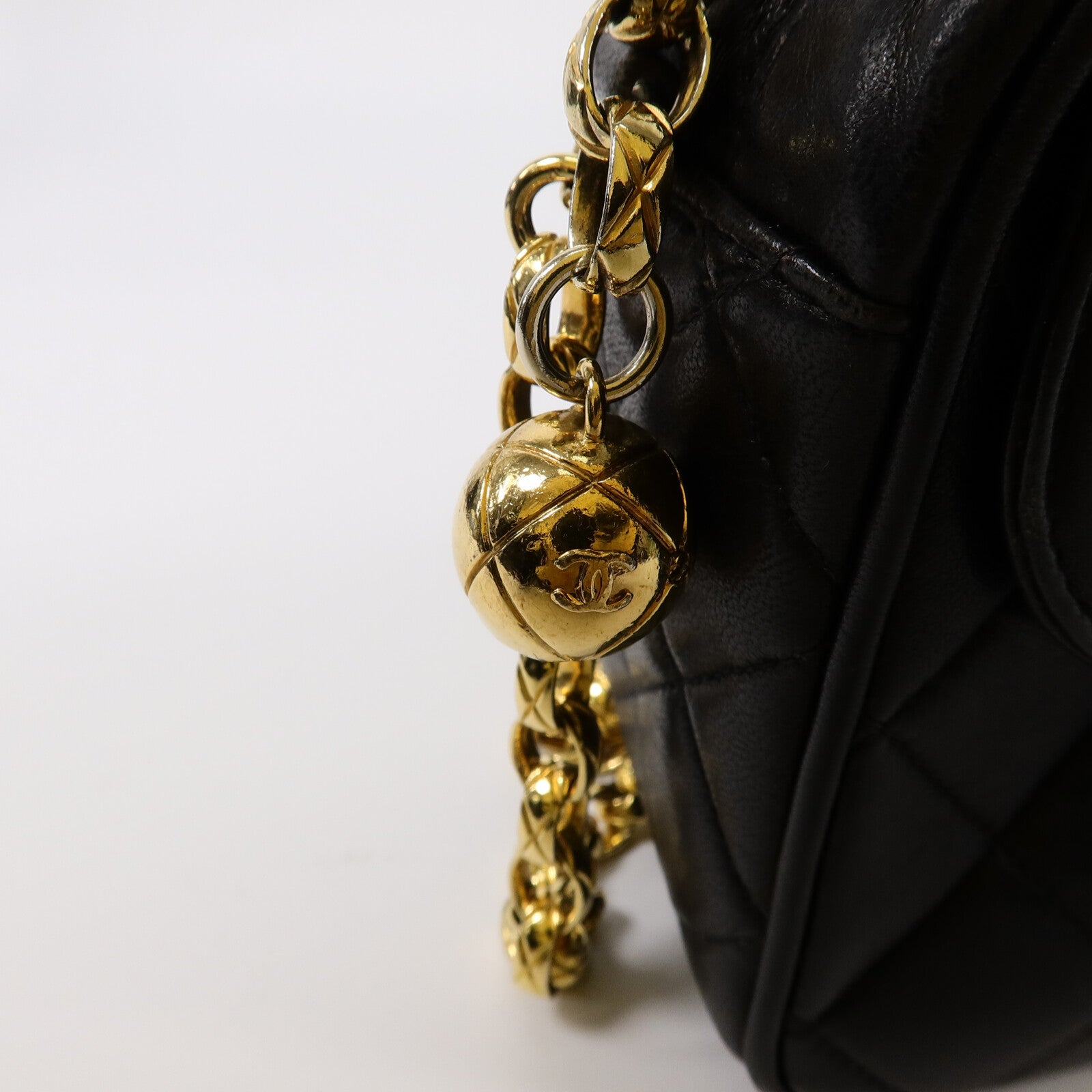 CHANEL 羊皮皮革Chain Shoulder鏈帶肩背袋