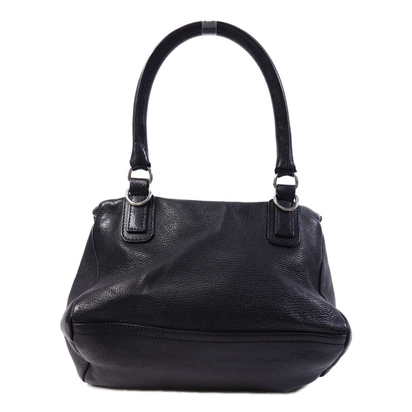 GIVENCHY 山羊皮皮革Pandora銀扣肩背袋