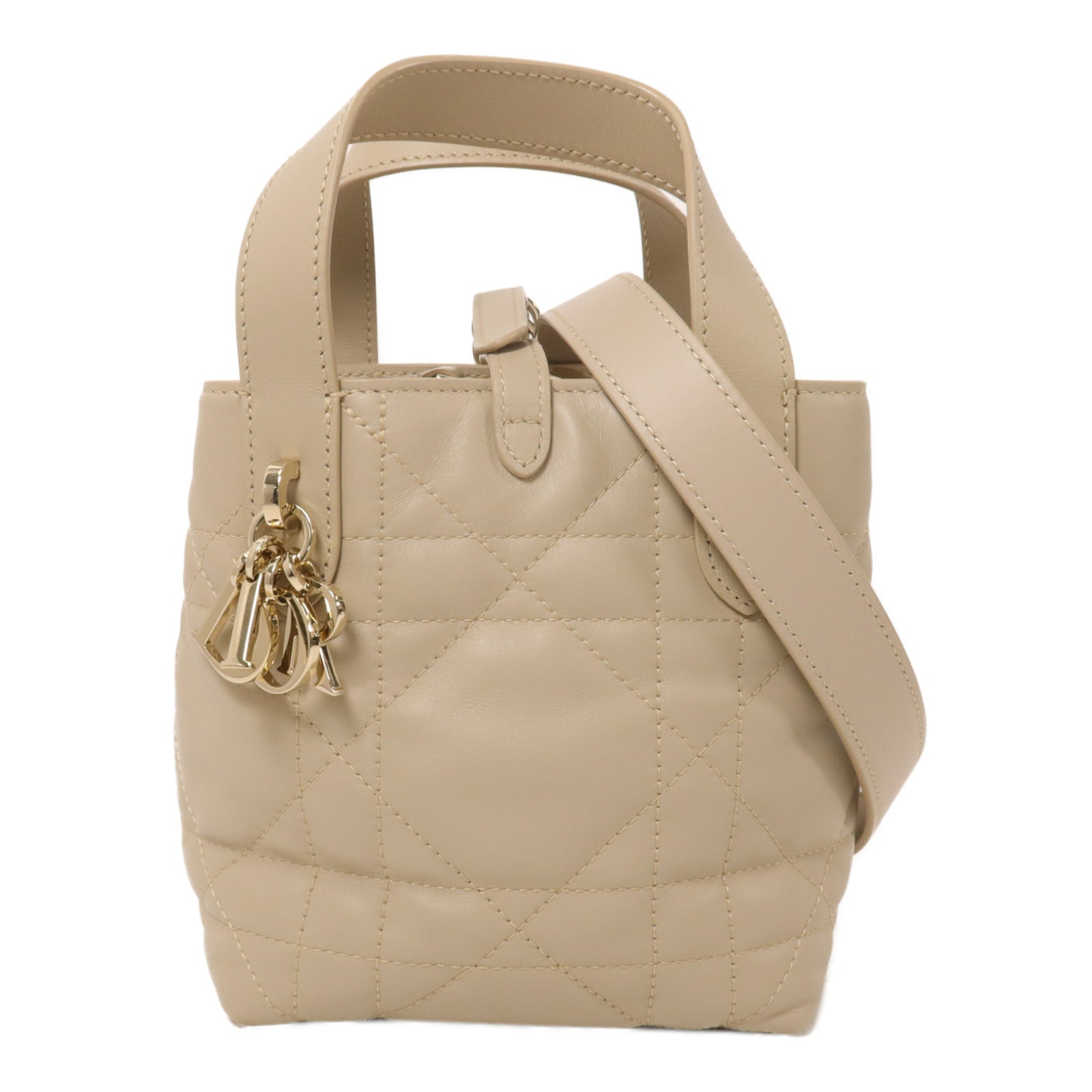 Dior 牛皮皮革Toujours Vertical Nano Tote Bag手挽肩背兩用袋