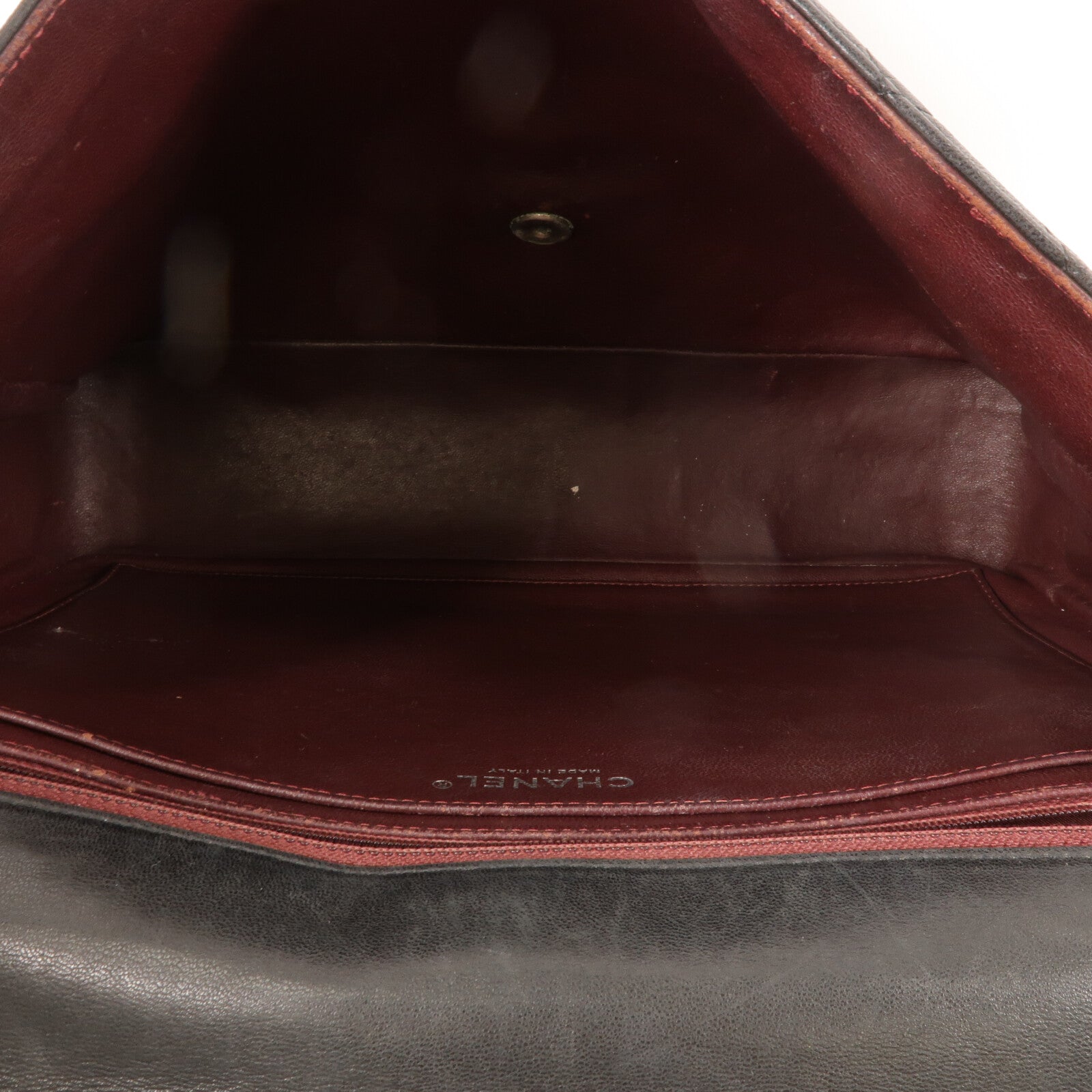 CHANEL 牛皮皮革Classic Single Flap Maxi鏈帶肩背袋
