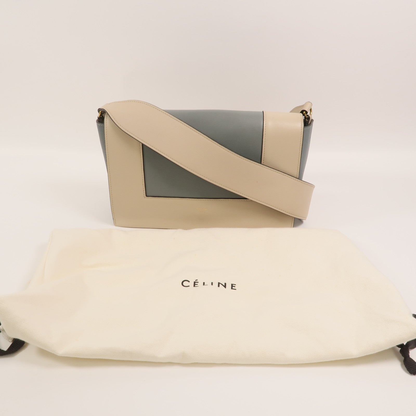 CELINE 牛皮皮革Frame Bag肩背袋