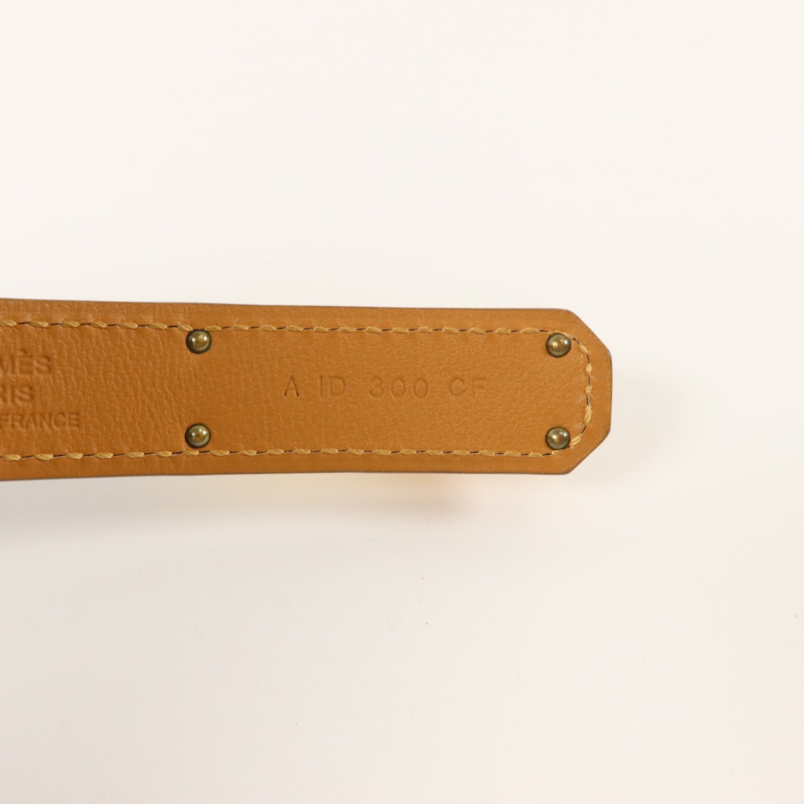 HERMES Epsom皮革Kelly Belt皮帶Etoupe