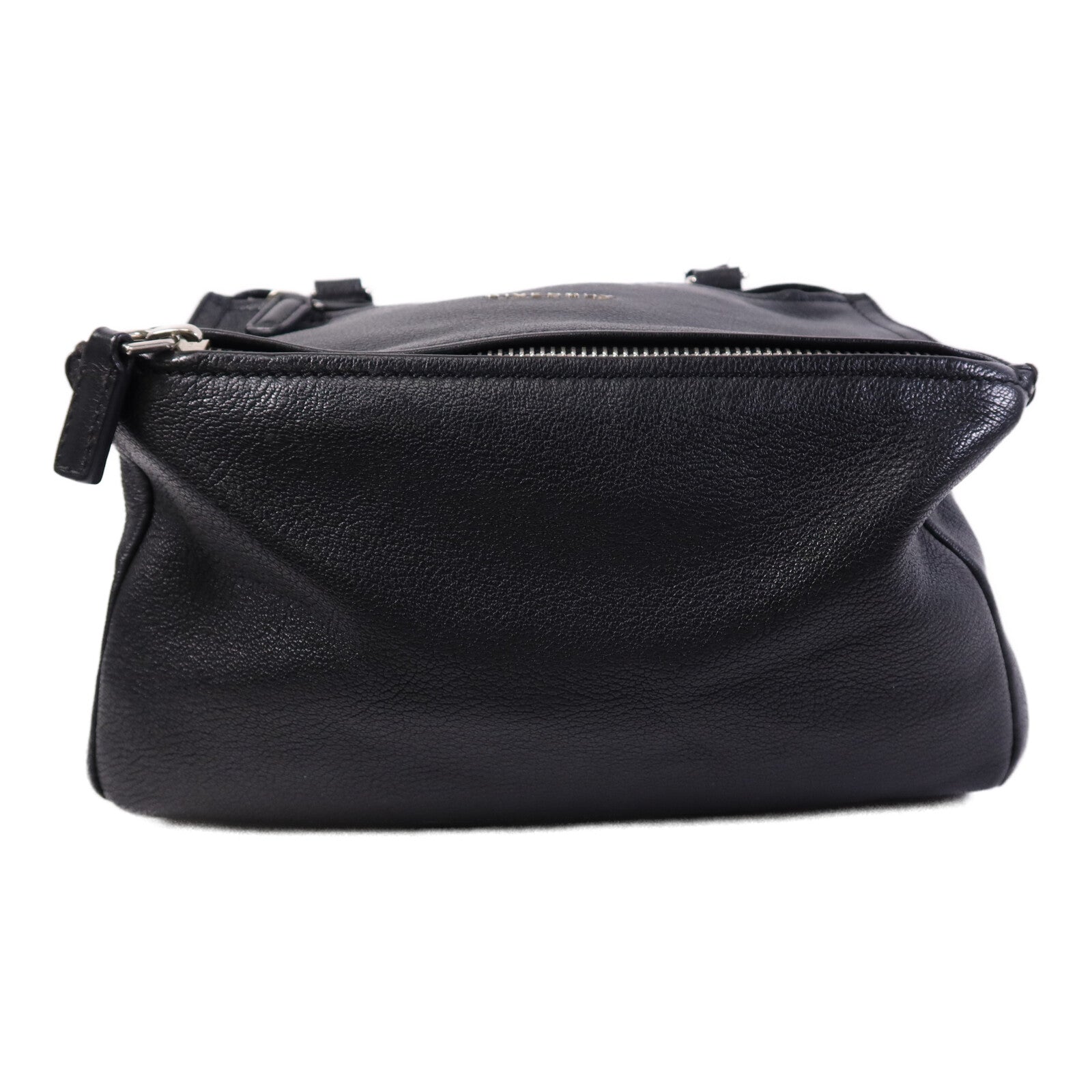 GIVENCHY 山羊皮皮革Pandora銀扣肩背袋