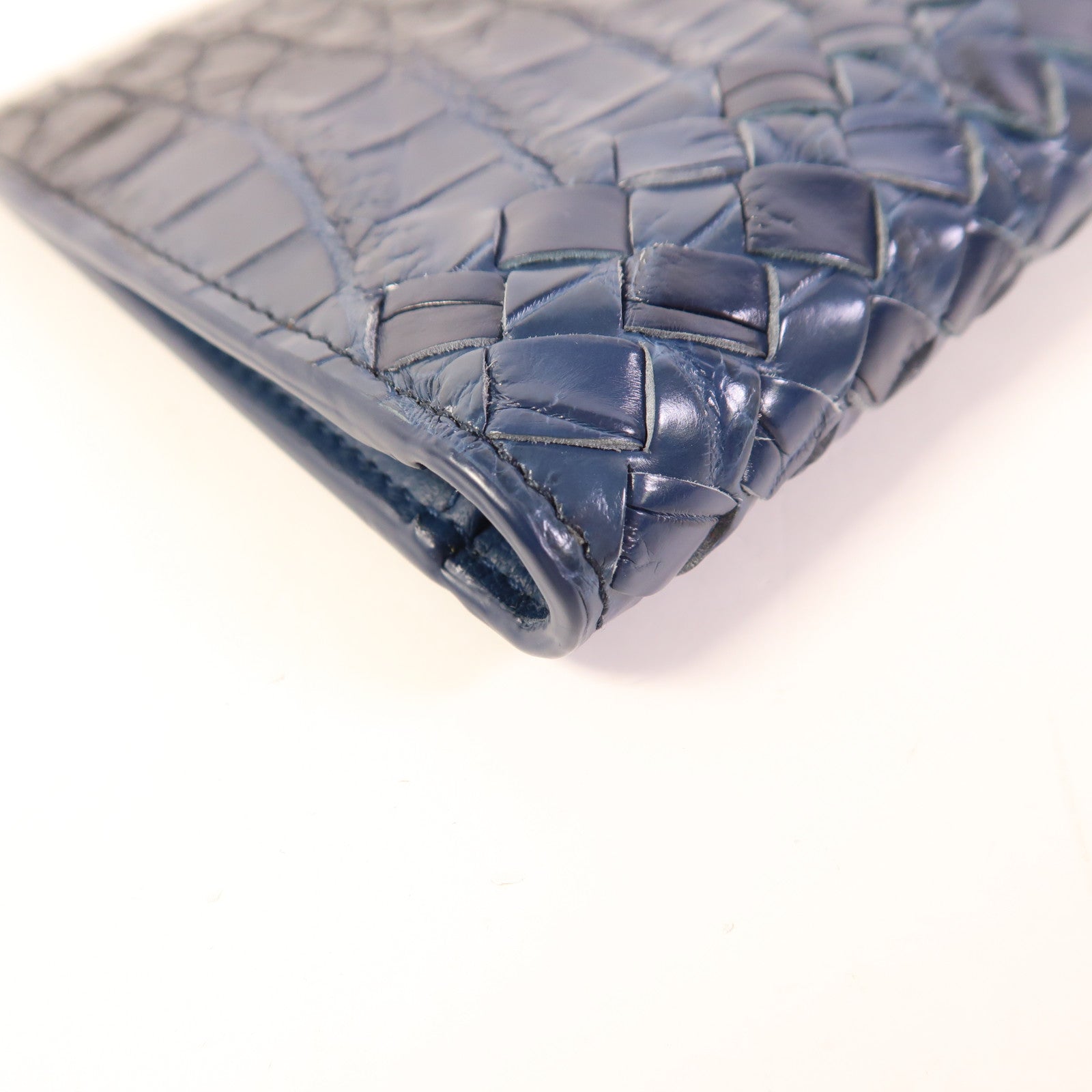 BOTTEGA VENETA 鱷魚皮革Wallet錢包