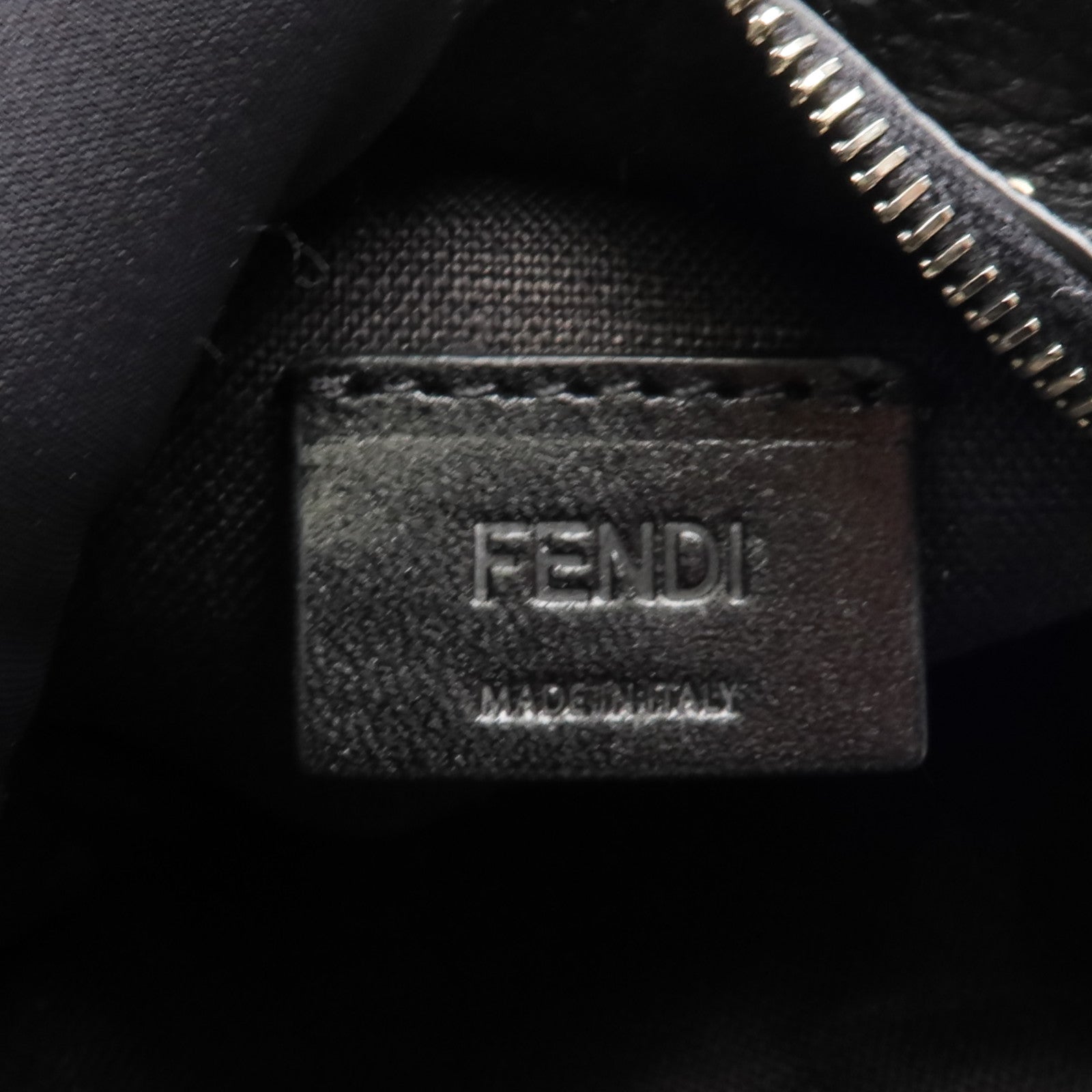FENDI 牛皮皮革Roman Selleria Backpack Charm/Key Ring銀扣掛飾/鎖匙扣