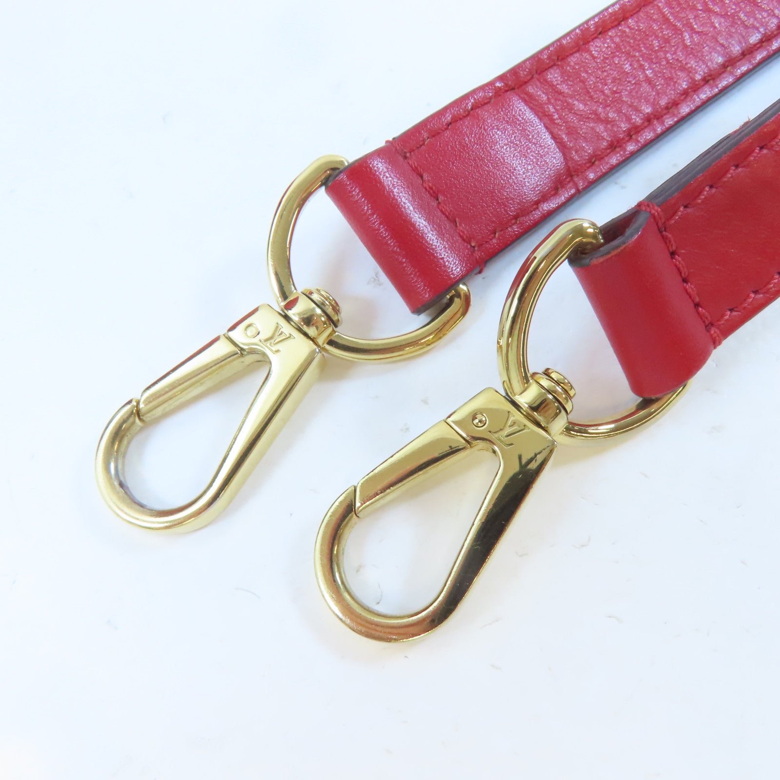 LOUIS VUITTON Monogram Soufflot BB金扣手挽肩背兩用袋啡色/紅色