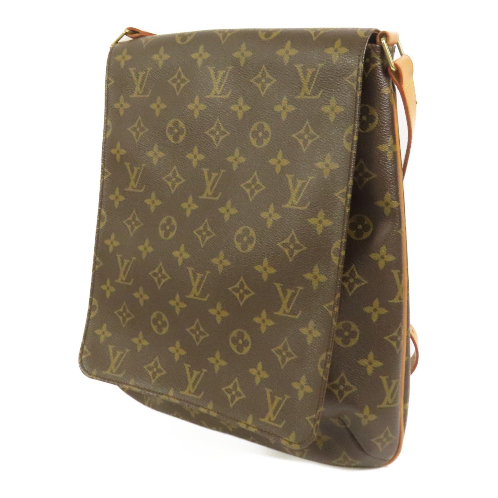LOUIS VUITTON Monogram Musette金扣肩背袋