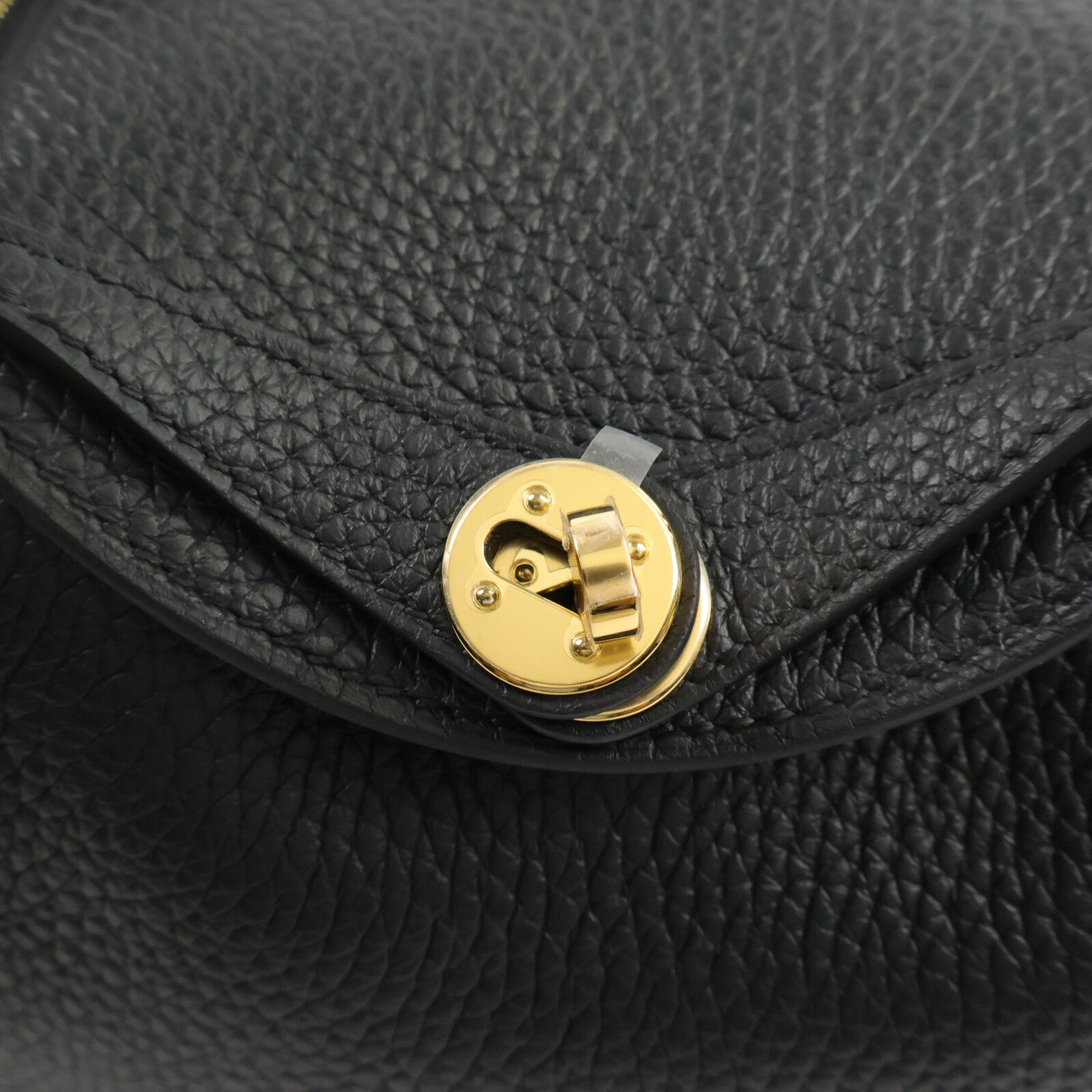 HERMES Clemence皮革Mini Lindy手挽肩背兩用袋