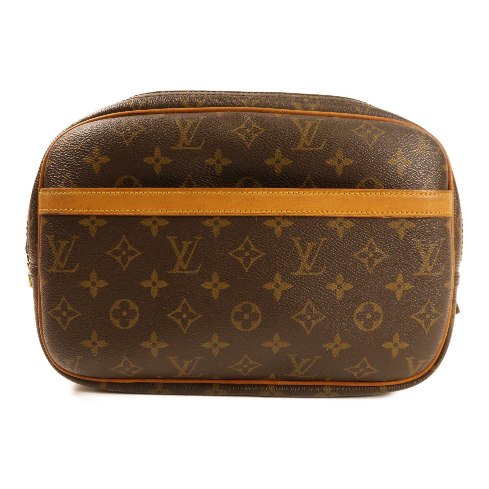 LOUIS VUITTON Monogram Reporter PM金扣肩背袋