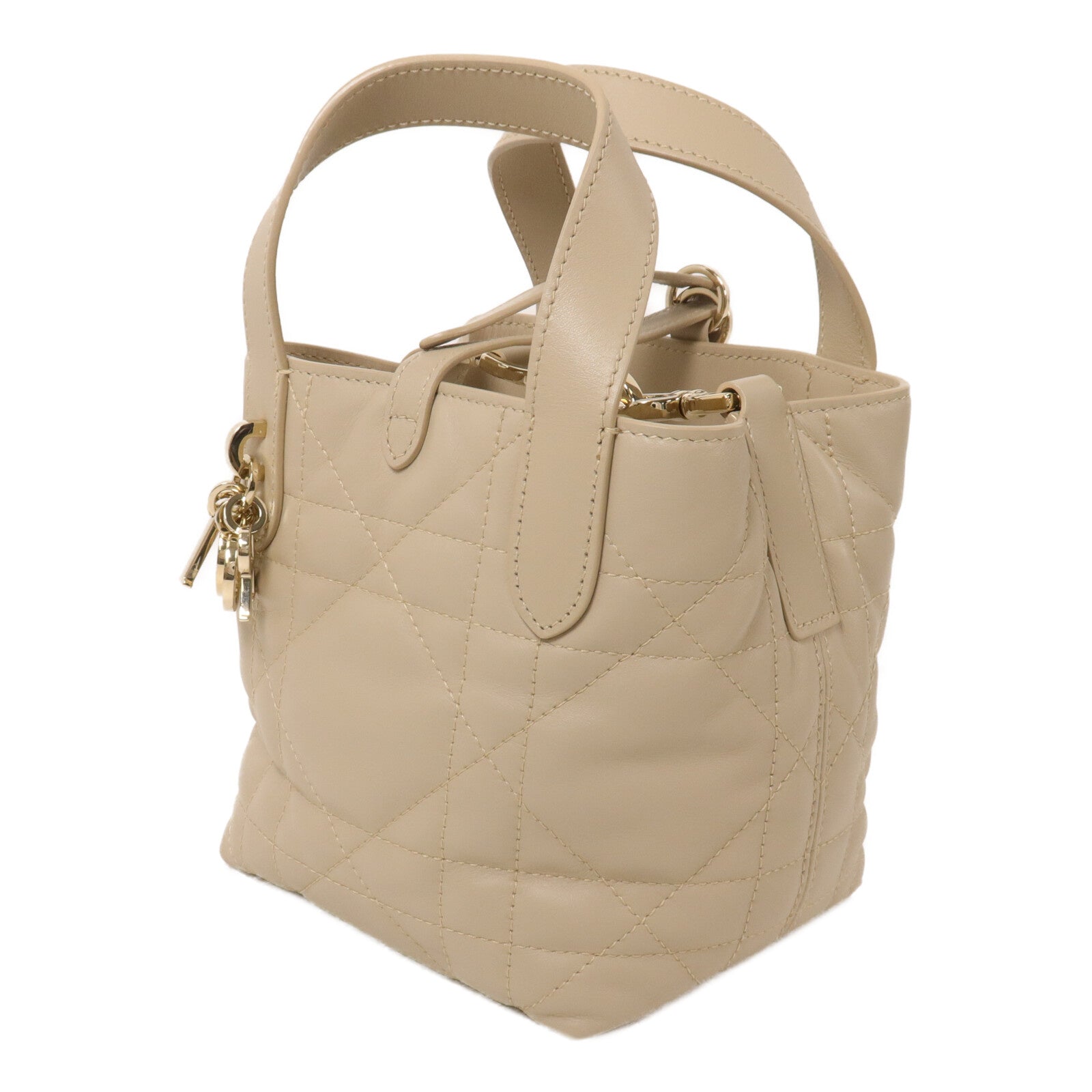 Dior 牛皮皮革Toujours Vertical Nano Tote Bag手挽肩背兩用袋