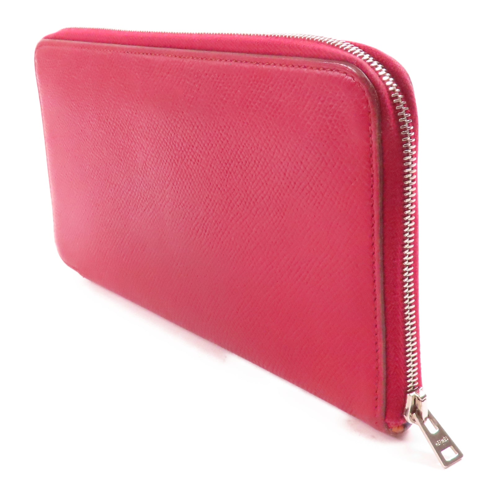 HERMES 【激減優惠】Epsom皮革Silk In銀扣長錢包