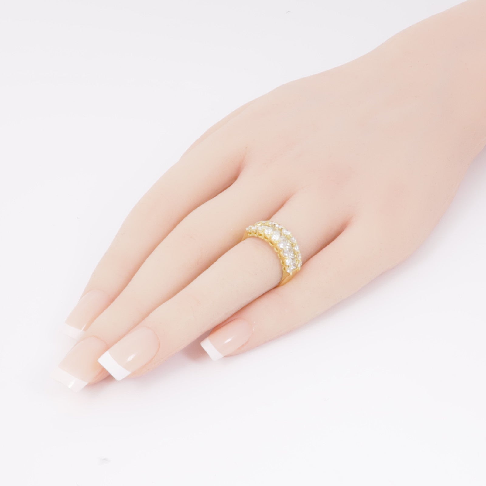 JEWELRY 【激減優惠】18K黃金Diamond Ring鑽石戒指US#5.5