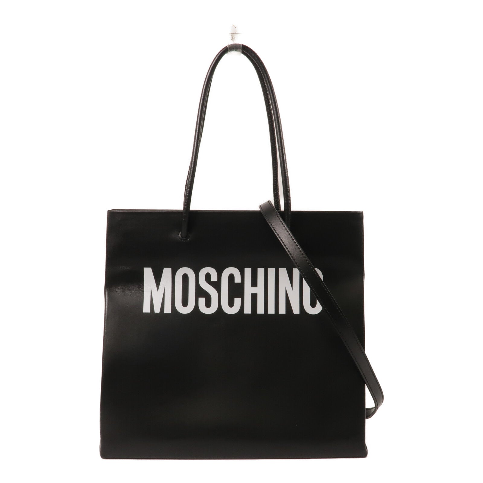 MOSCHINO 牛皮皮革2 Way Shoulder手挽肩背兩用袋