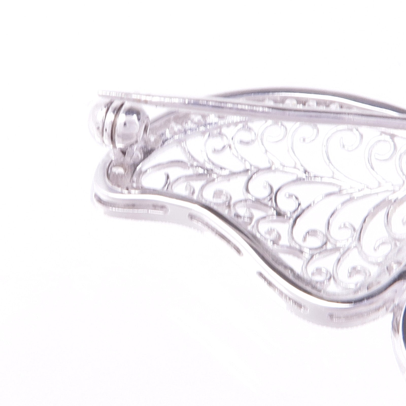 JEWELRY 18K白金Diamond Pearl Brooch珍珠/鑽石胸針
