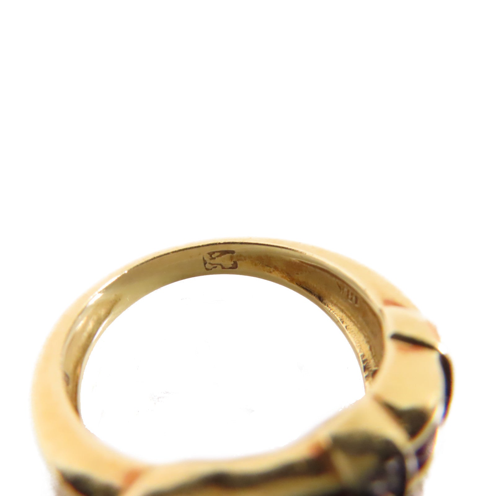 JEWELRY 【激減優惠】18K黃金/紅寶石/鑽石Ruby Diamond Ring戒指US#5.25
