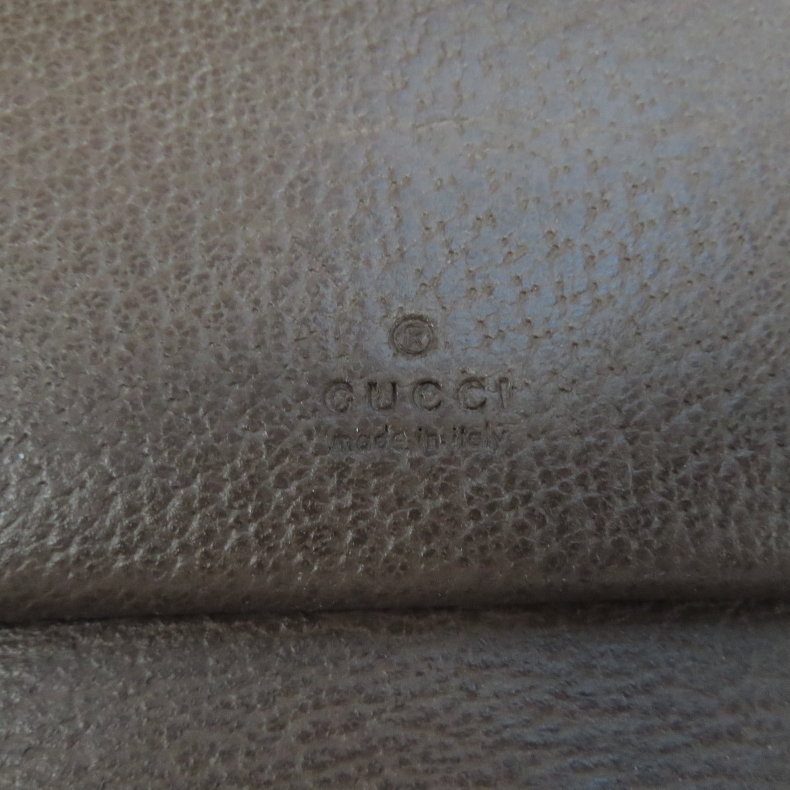 GUCCI 【激減優惠】塗層帆布Shoulder Bag金扣肩背袋啡色