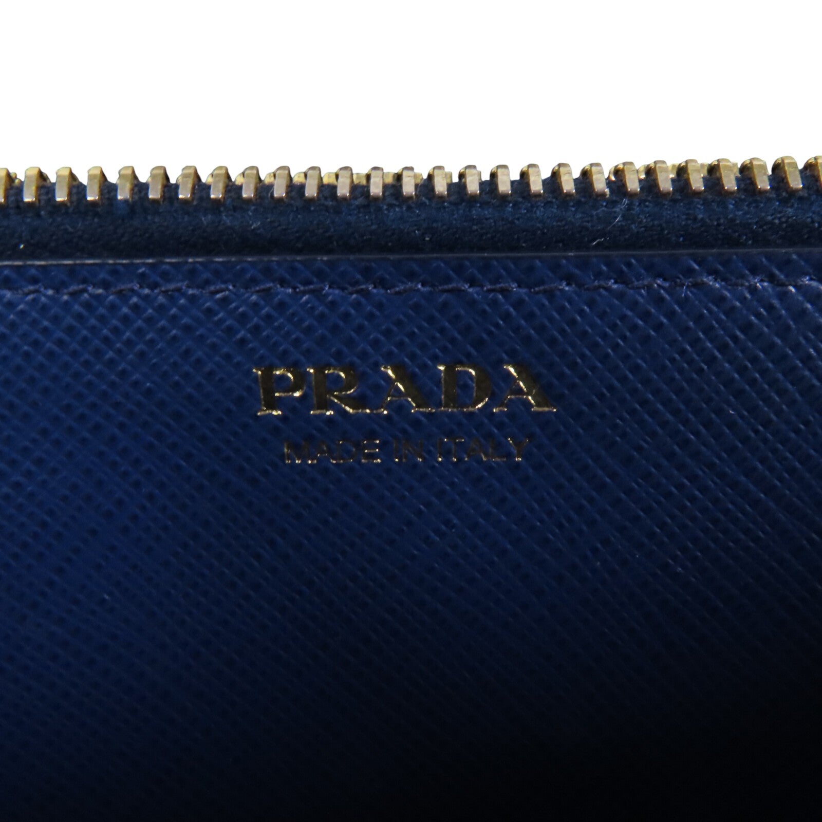 PRADA Saffiano皮革Long Wallet金扣長錢包