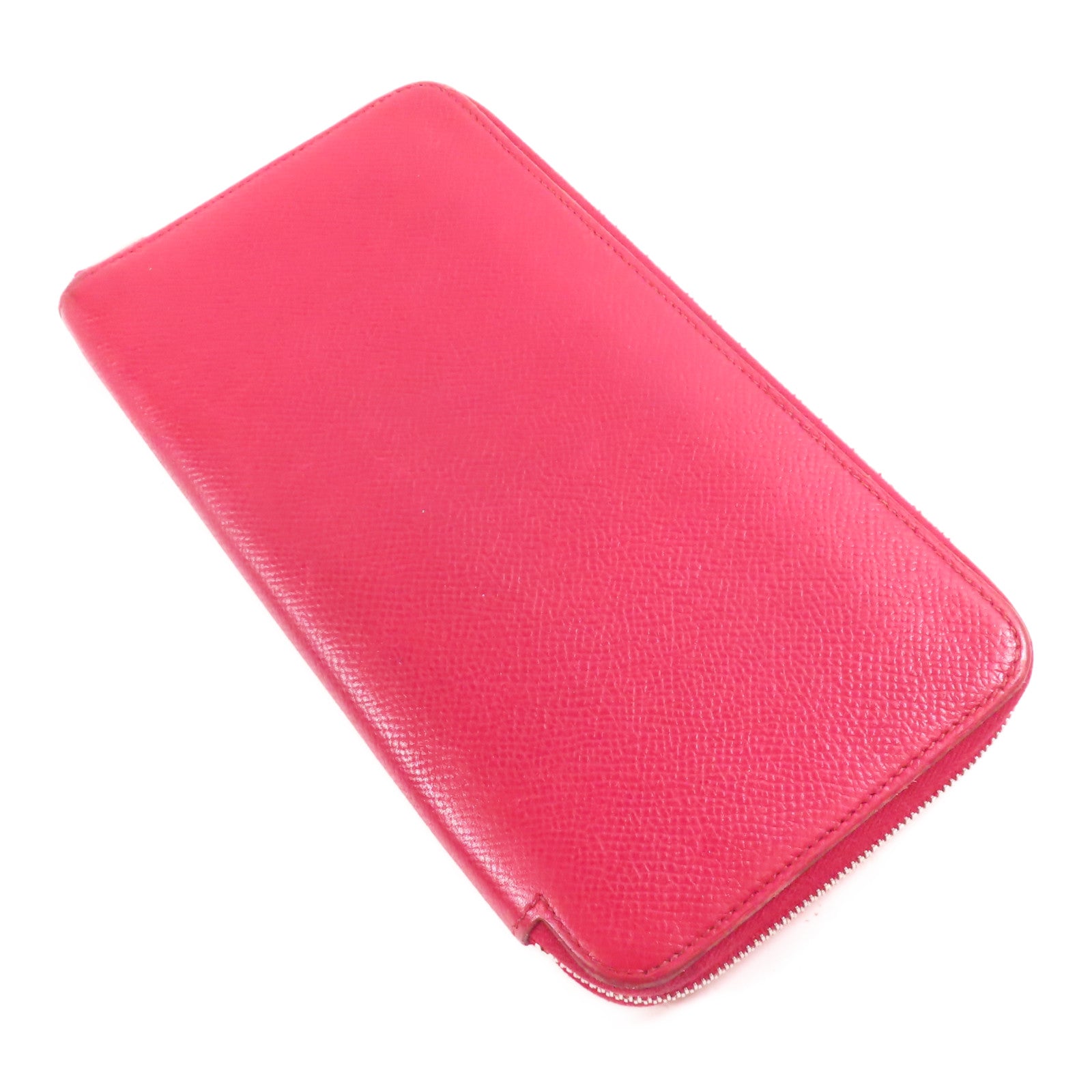 HERMES 【激減優惠】Epsom皮革Silk In銀扣長錢包