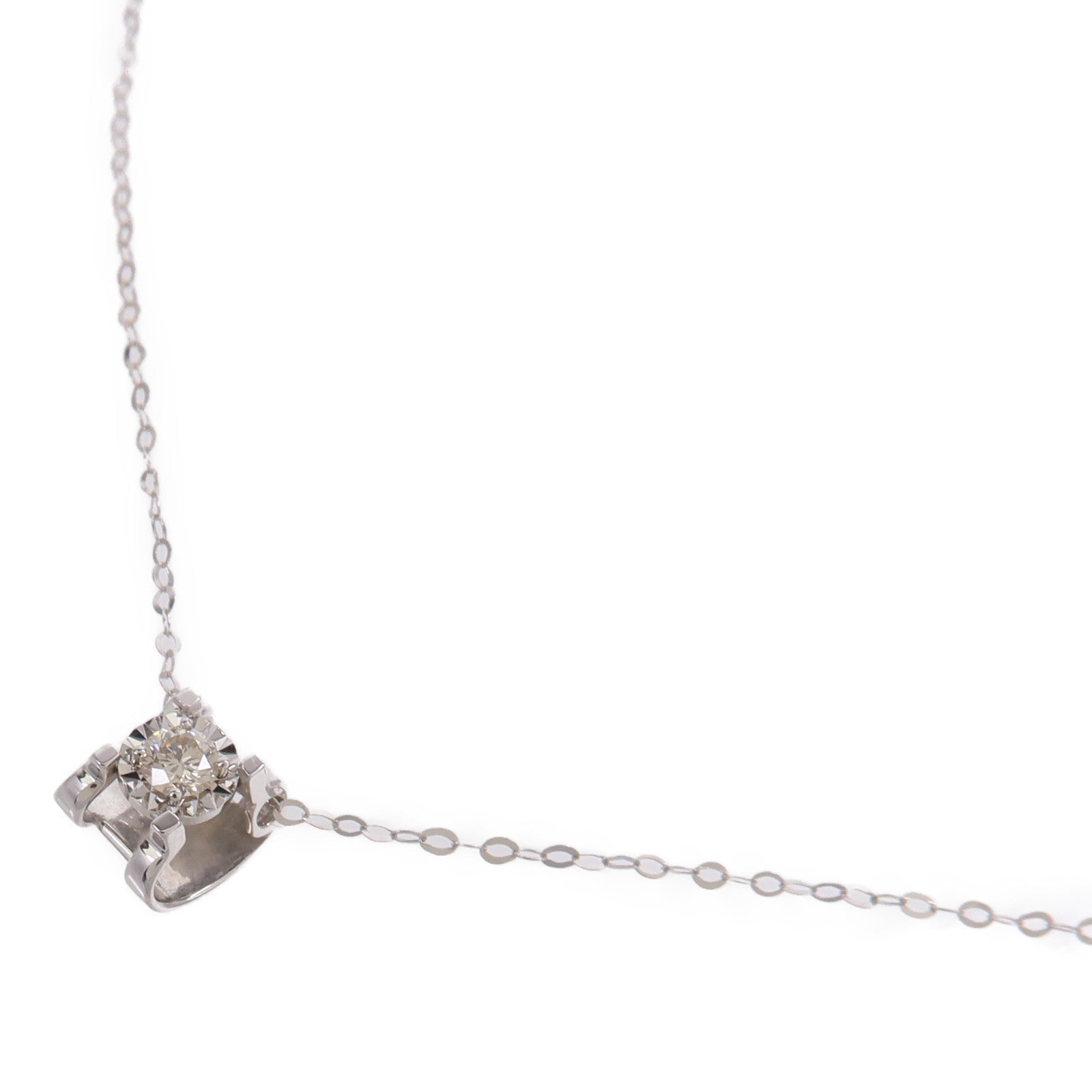 JEWELRY 18K白金Diamond Necklace鑽石項鍊