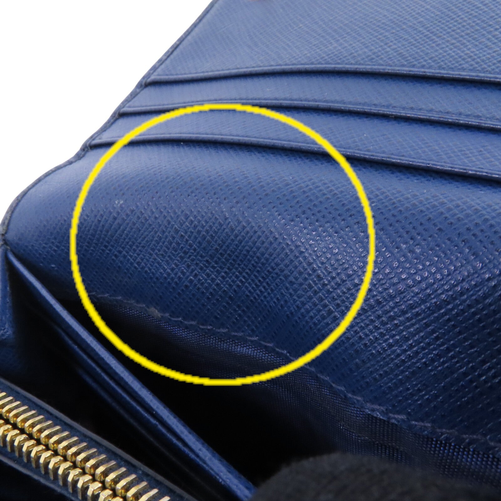 PRADA Saffiano皮革Long Wallet金扣長錢包