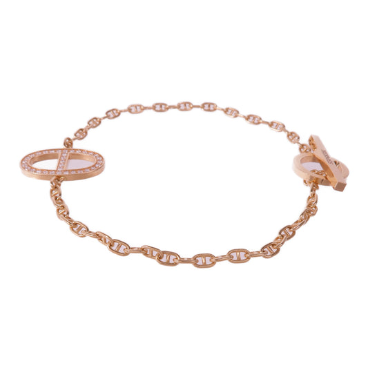 HERMES 18K玫瑰金Chaine d'ancre Contour Bracelet手鏈