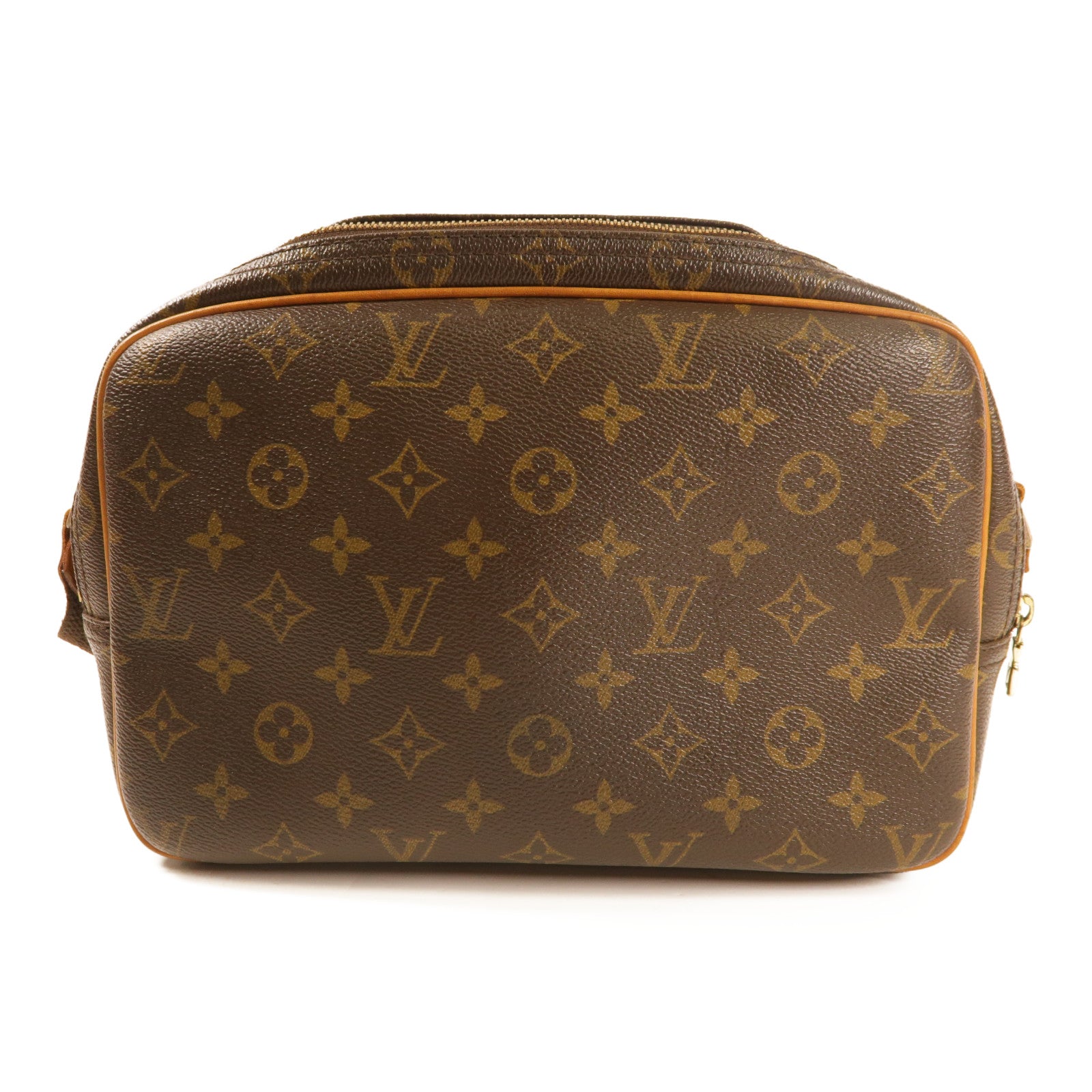 LOUIS VUITTON Monogram Reporter PM金扣肩背袋