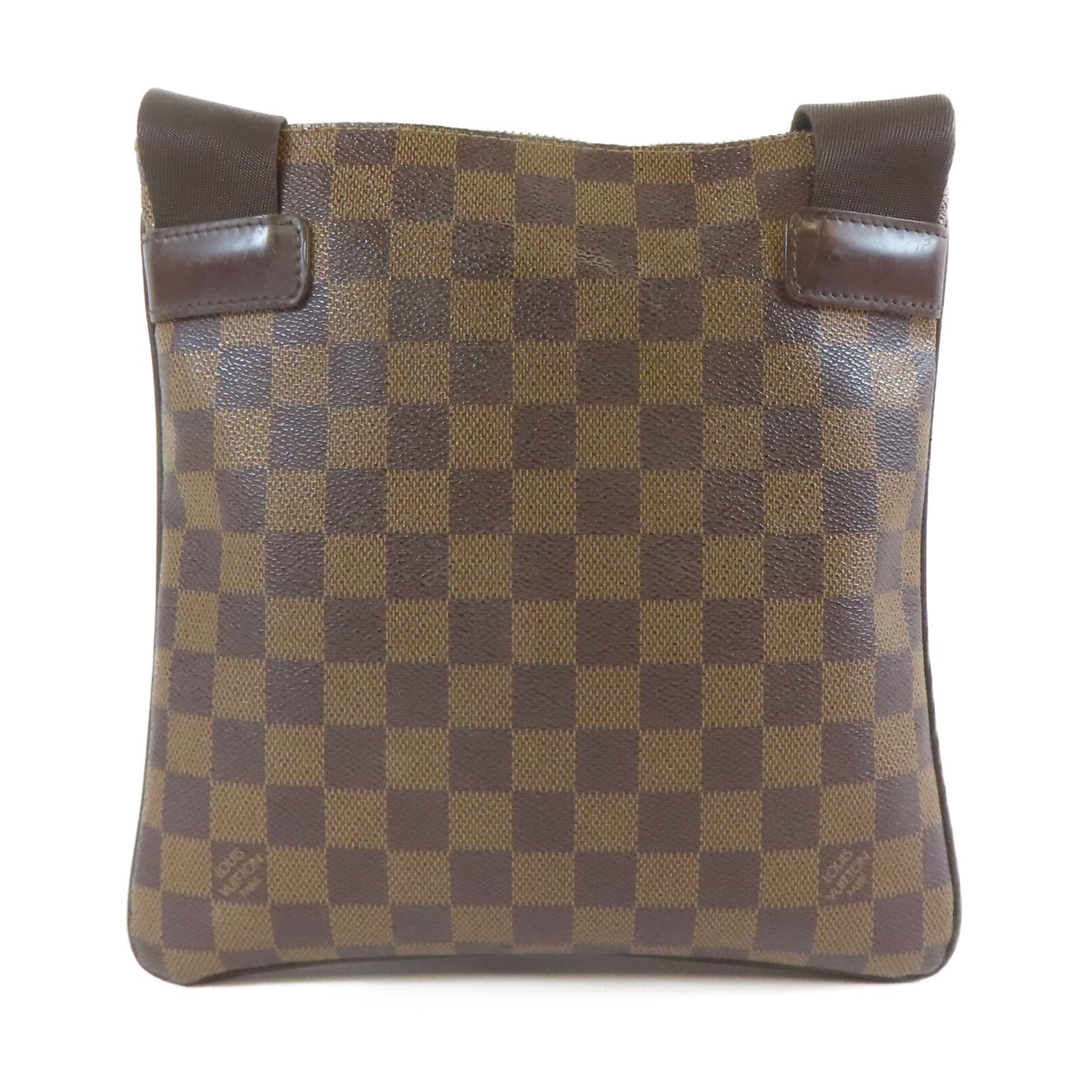 LOUIS VUITTON Damier Melville金扣肩背袋啡色