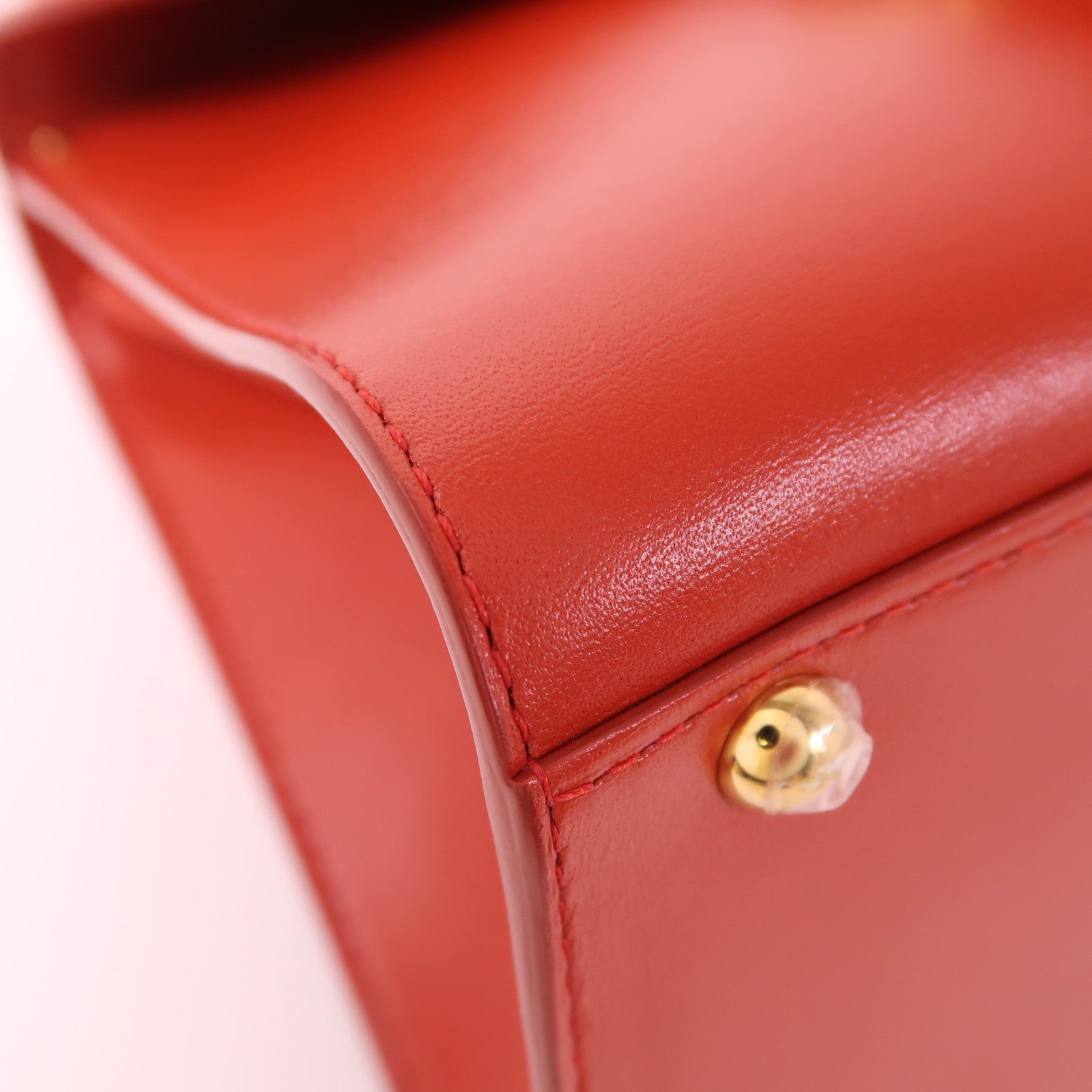 Delvaux 牛皮皮革Brillant Mini金扣手挽肩背兩用袋