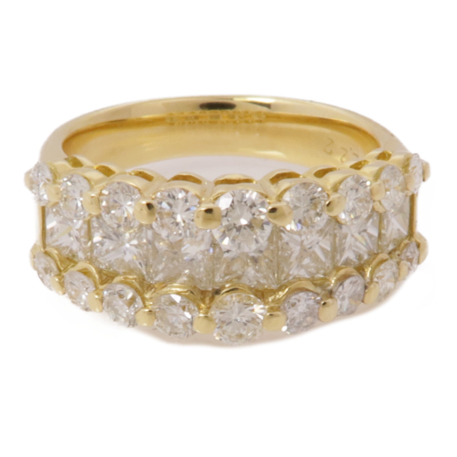 JEWELRY 【激減優惠】18K黃金Diamond Ring鑽石戒指US#5.5