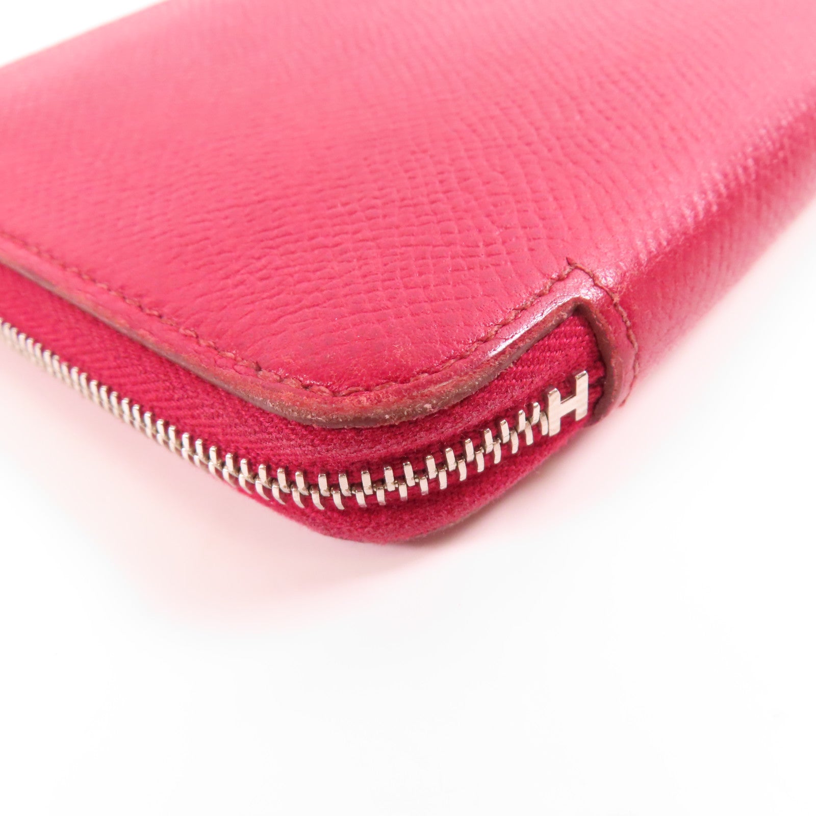 HERMES 【激減優惠】Epsom皮革Silk In銀扣長錢包