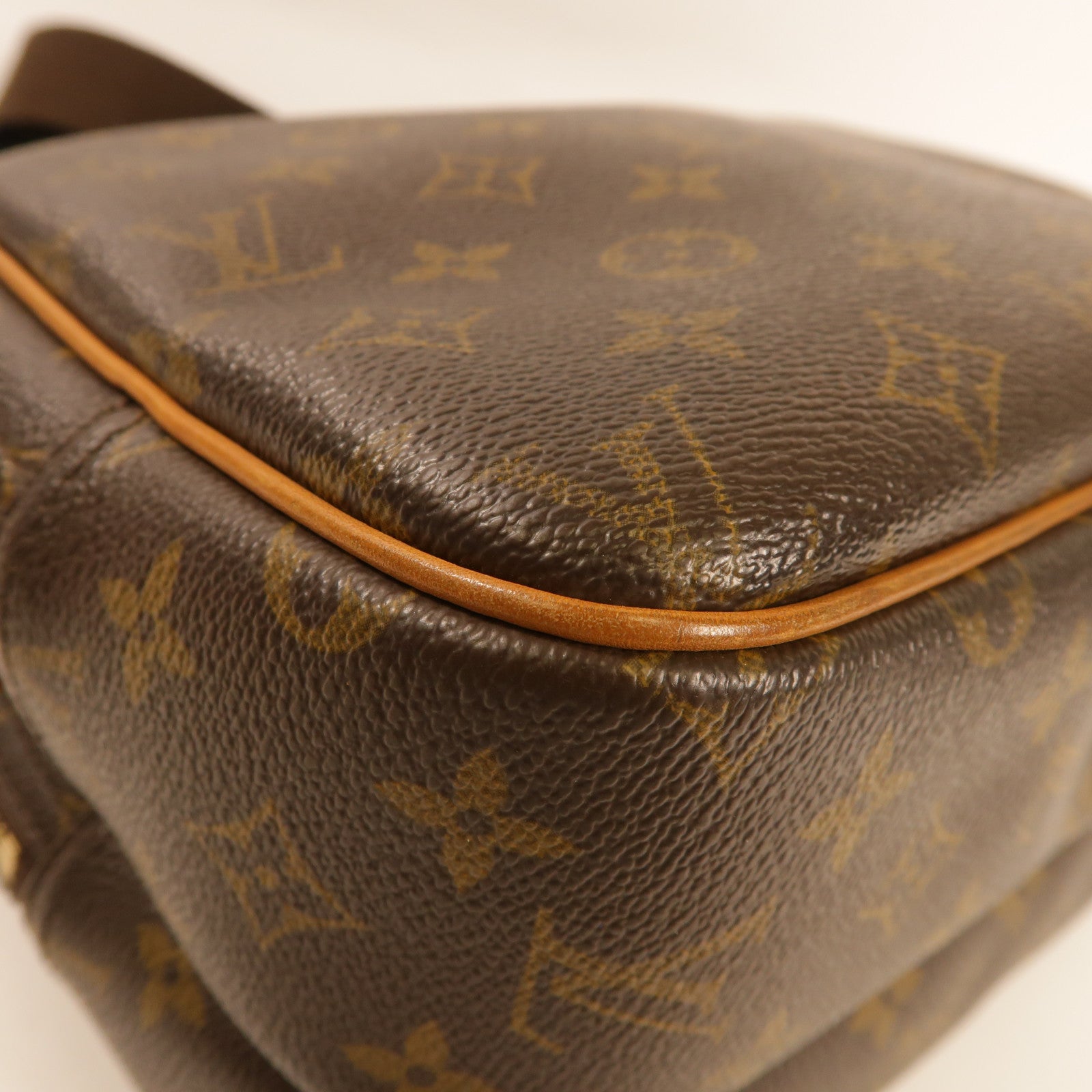 LOUIS VUITTON Monogram Reporter PM金扣肩背袋