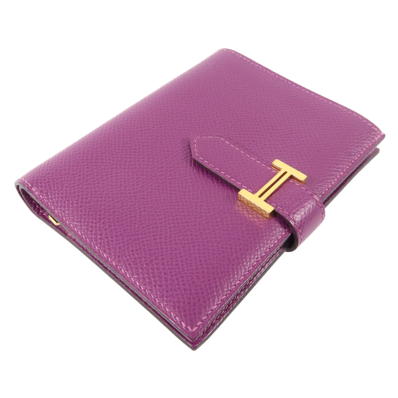 HERMES Epsom皮革Bearn Wallet錢包Anemone