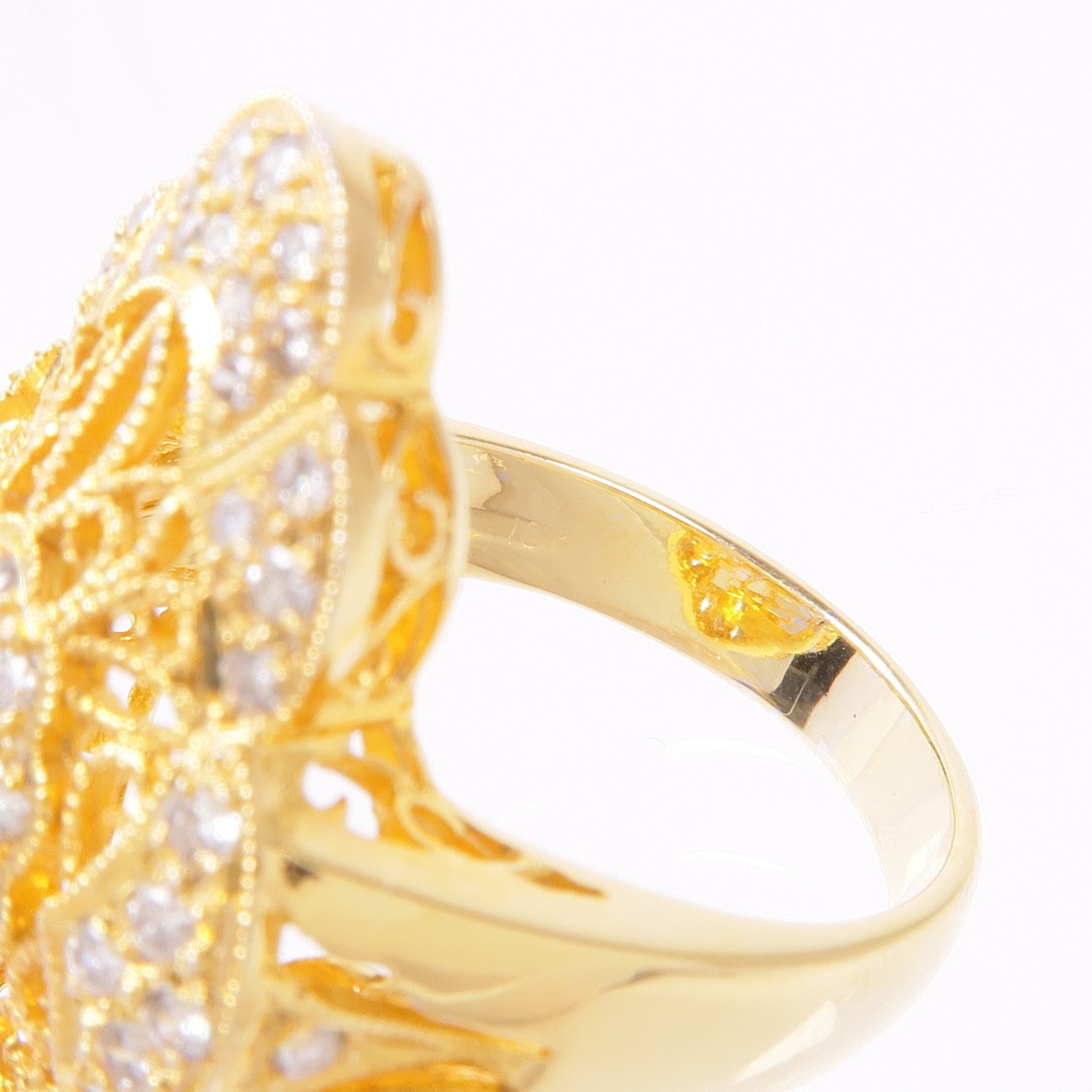 JEWELRY 18K黃金Diamond Ring鑽石戒指US#5.75