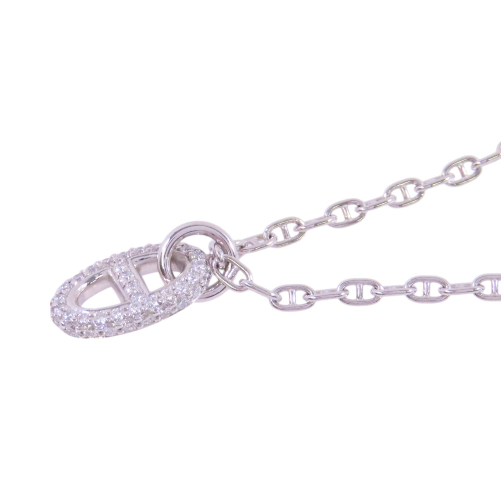 HERMES 【激減優惠】18K白金/鑽石Farandole Diamond Small Pendant Nacklace項鍊